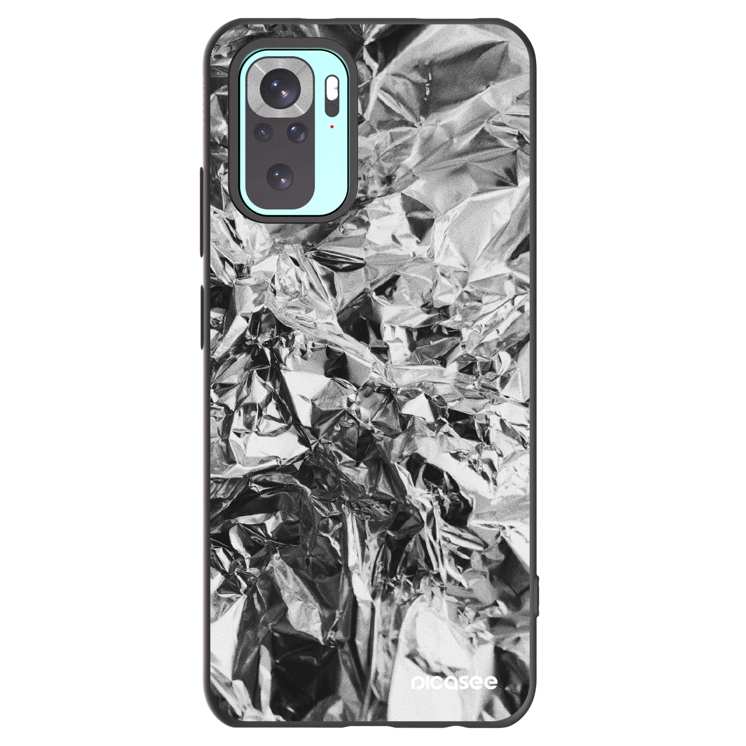 Picasee fekete szilikon tok az alábbi mobiltelefonokra Xiaomi Redmi Note 10 Pro - Chrome