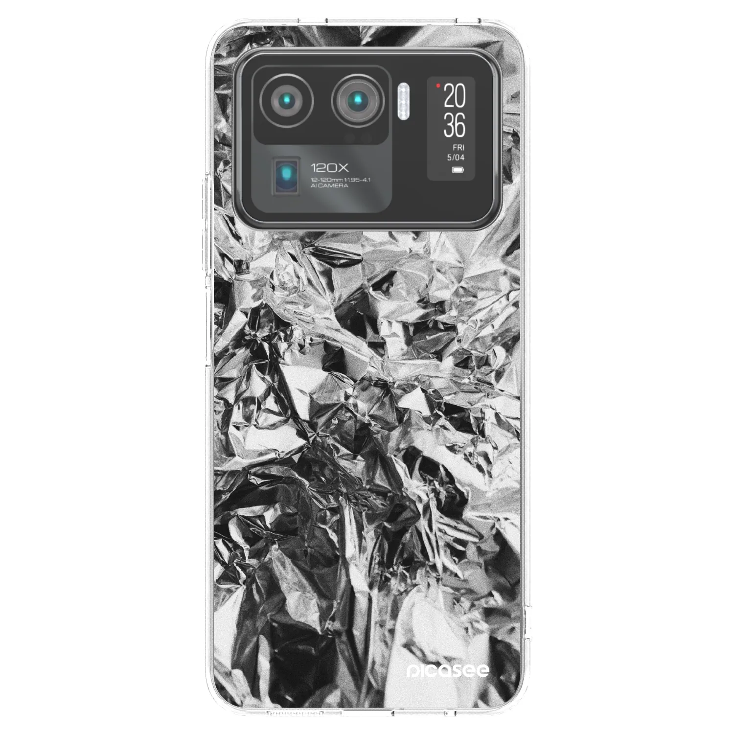 Picasee átlátszó szilikon tok az alábbi mobiltelefonokra Xiaomi Mi 11 Ultra - Chrome