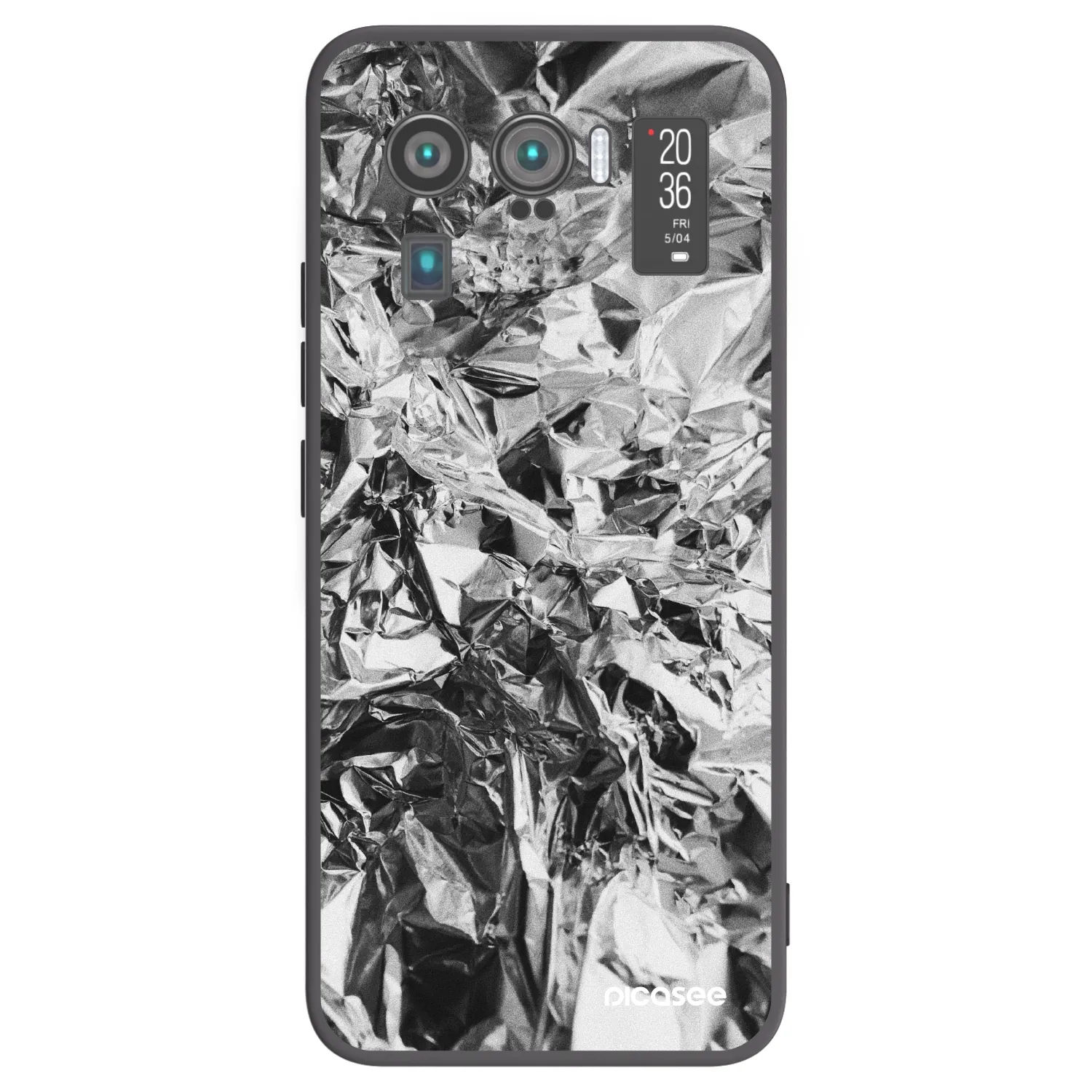 Picasee fekete szilikon tok az alábbi mobiltelefonokra Xiaomi Mi 11 Ultra - Chrome