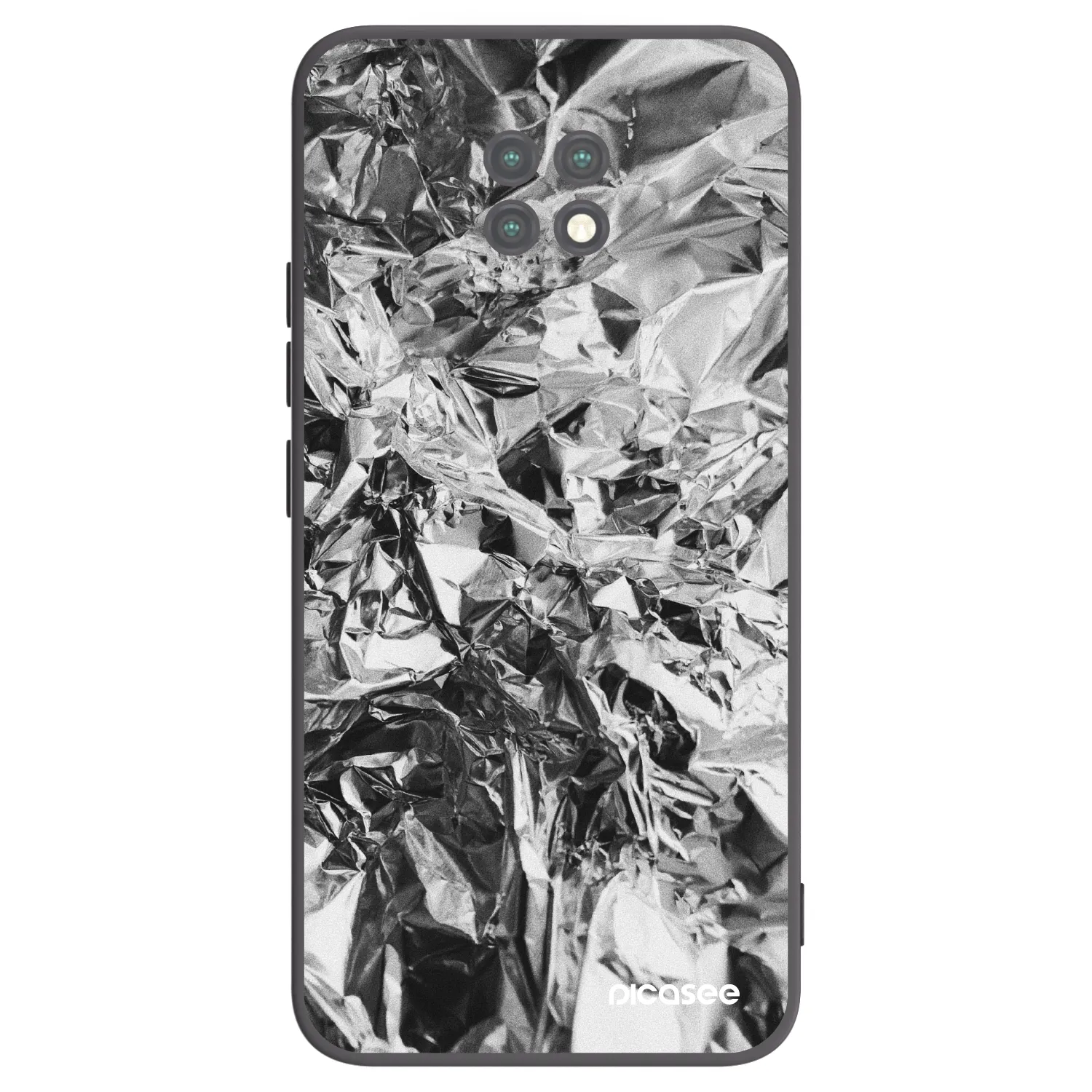 Picasee fekete szilikon tok az alábbi mobiltelefonokra Xiaomi Redmi Note 9T - Chrome