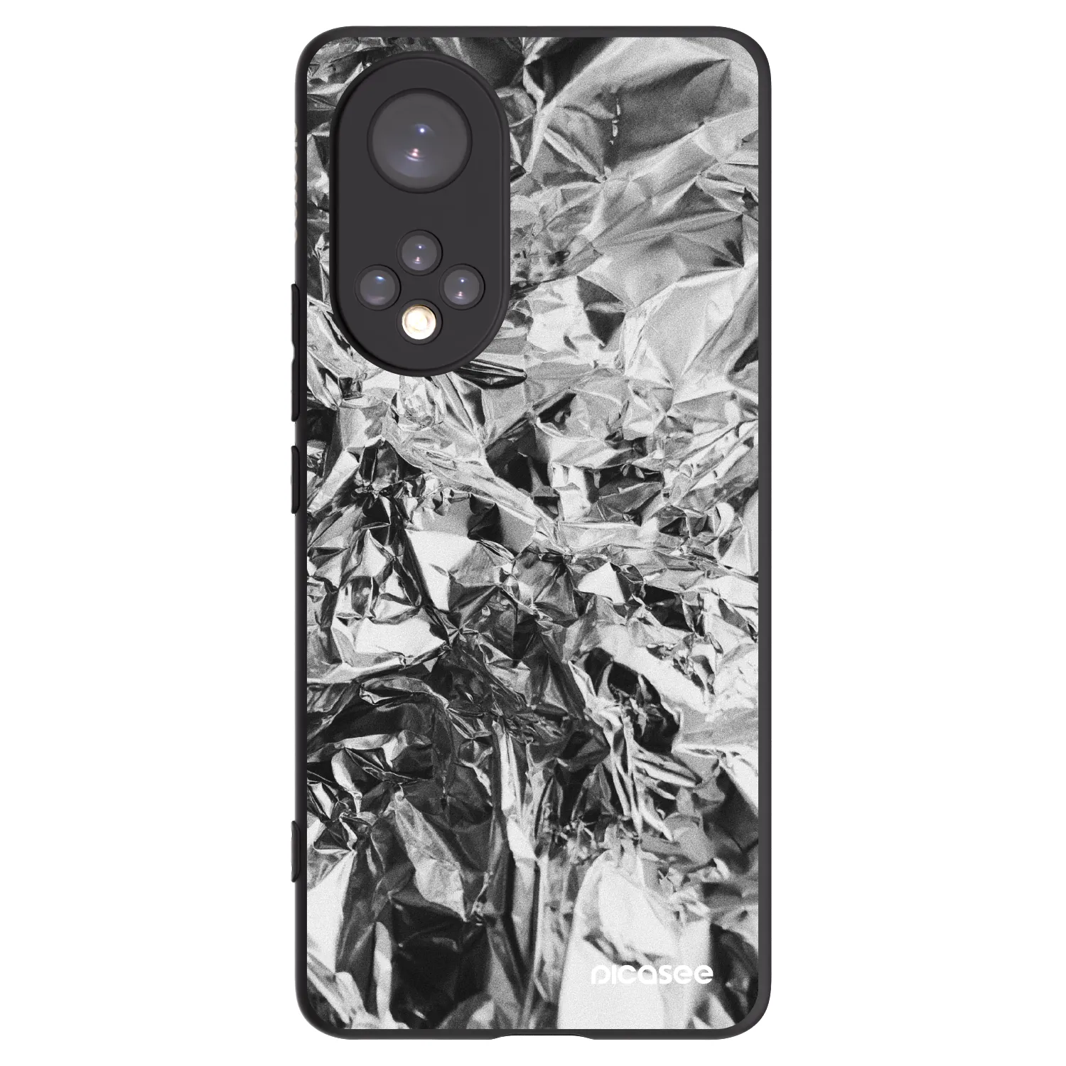 Picasee fekete szilikon tok az alábbi mobiltelefonokra Huawei Nova 9 - Chrome