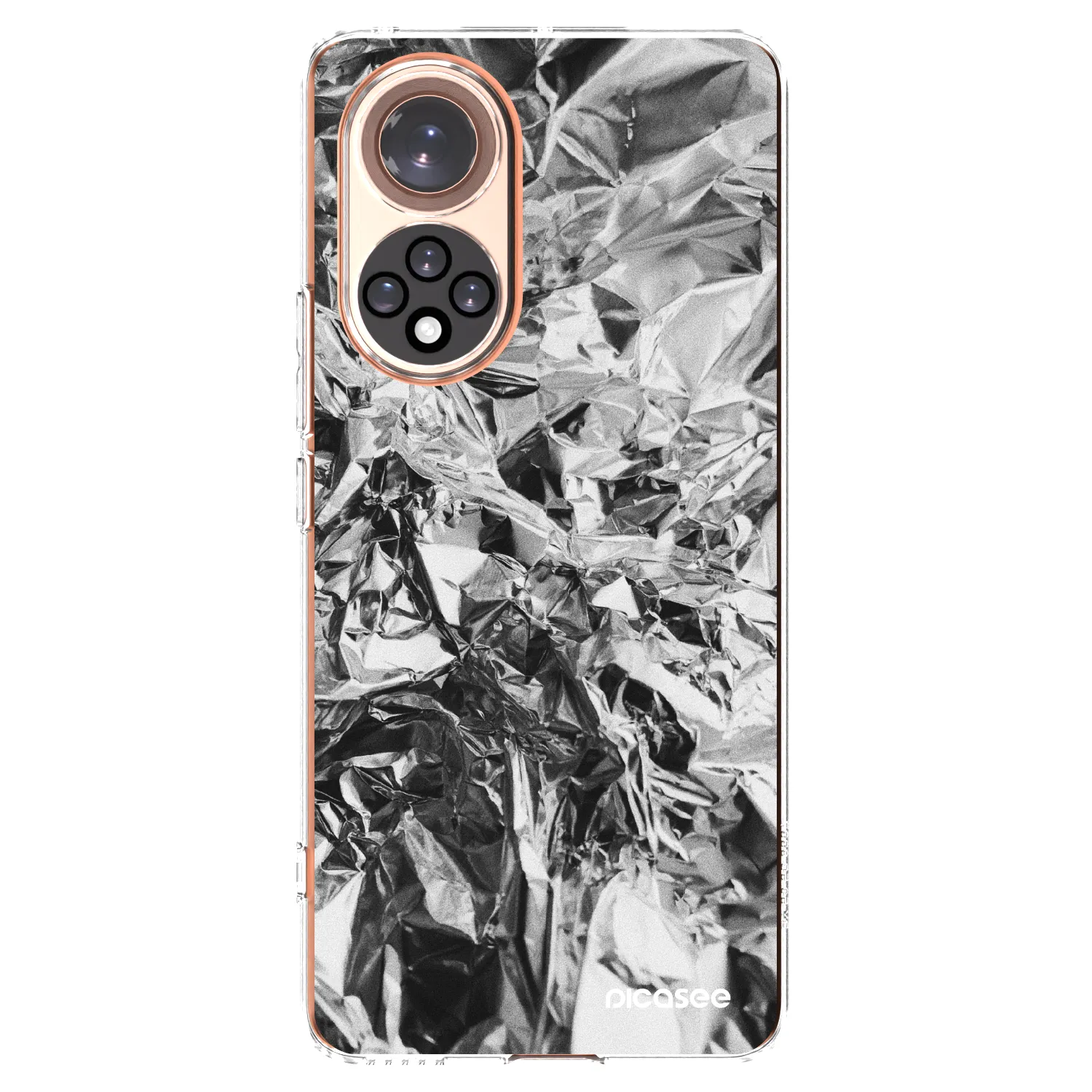 Picasee átlátszó szilikon tok az alábbi mobiltelefonokra Huawei Nova 9 - Chrome