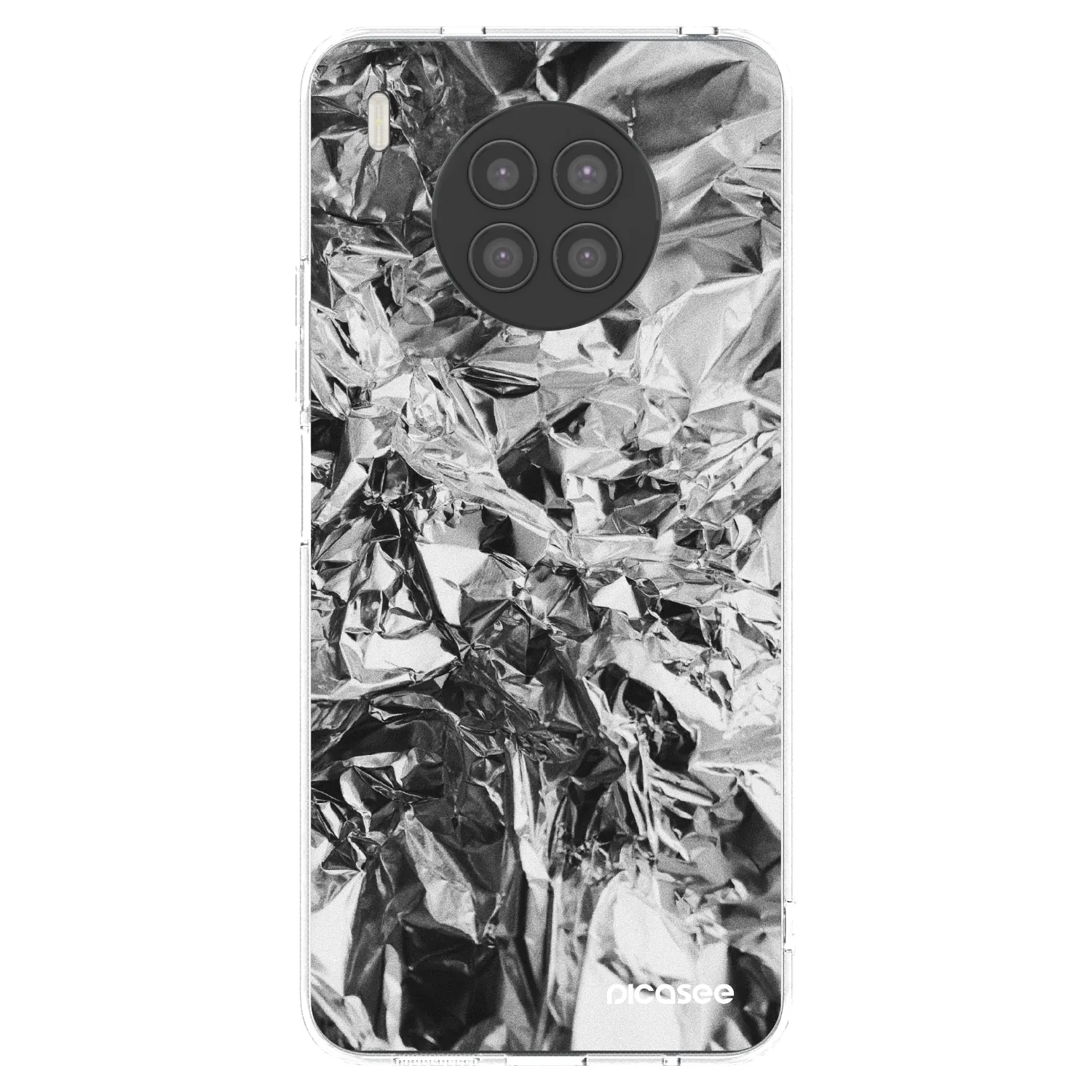 Picasee átlátszó szilikon tok az alábbi mobiltelefonokra Huawei Nova 8i - Chrome