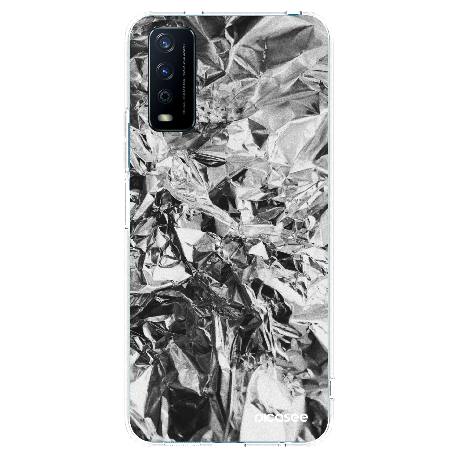 Picasee átlátszó szilikon tok az alábbi mobiltelefonokra Vivo Y11s - Chrome