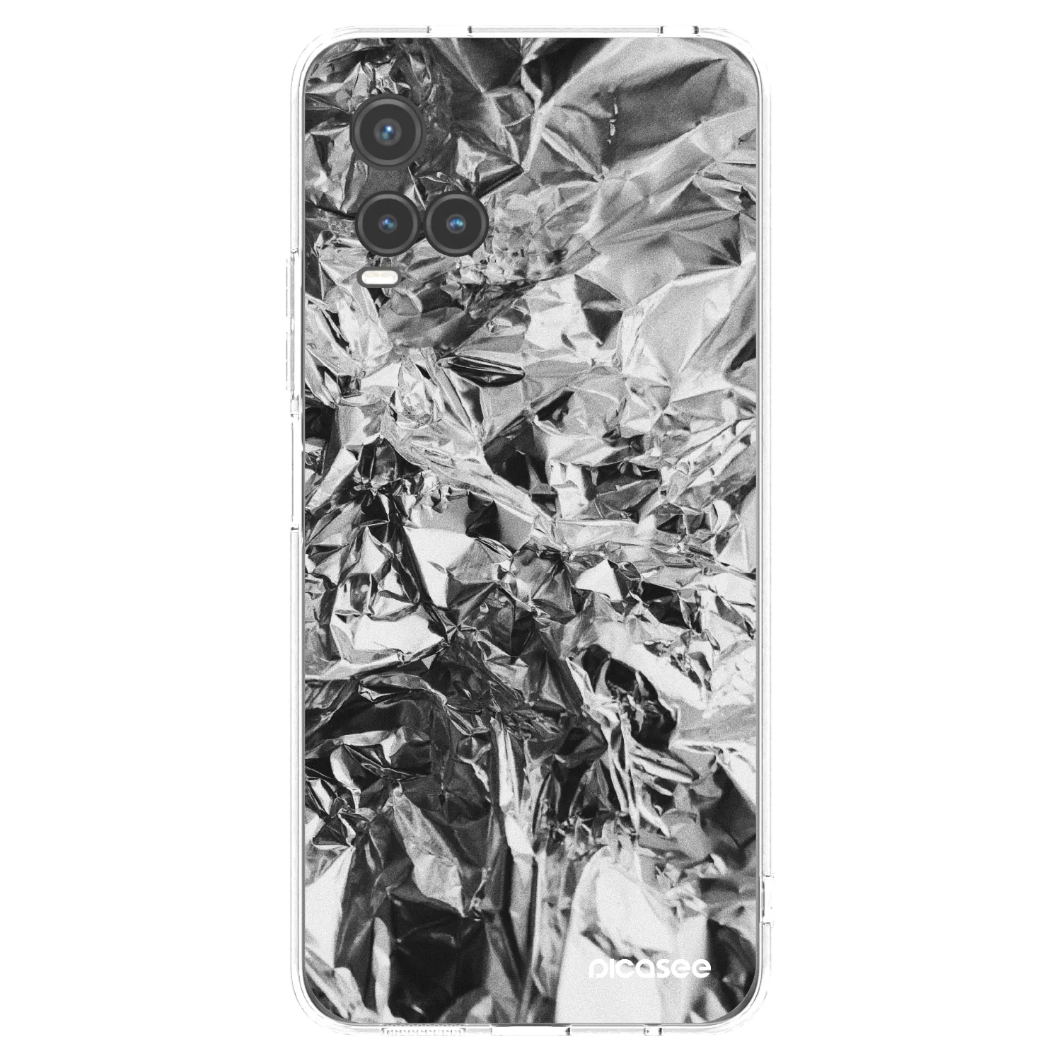 Picasee átlátszó szilikon tok az alábbi mobiltelefonokra Vivo Y33s - Chrome