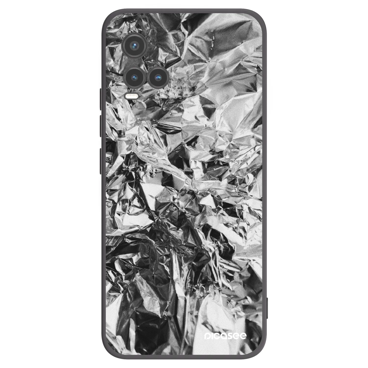 Picasee fekete szilikon tok az alábbi mobiltelefonokra Vivo Y33s - Chrome