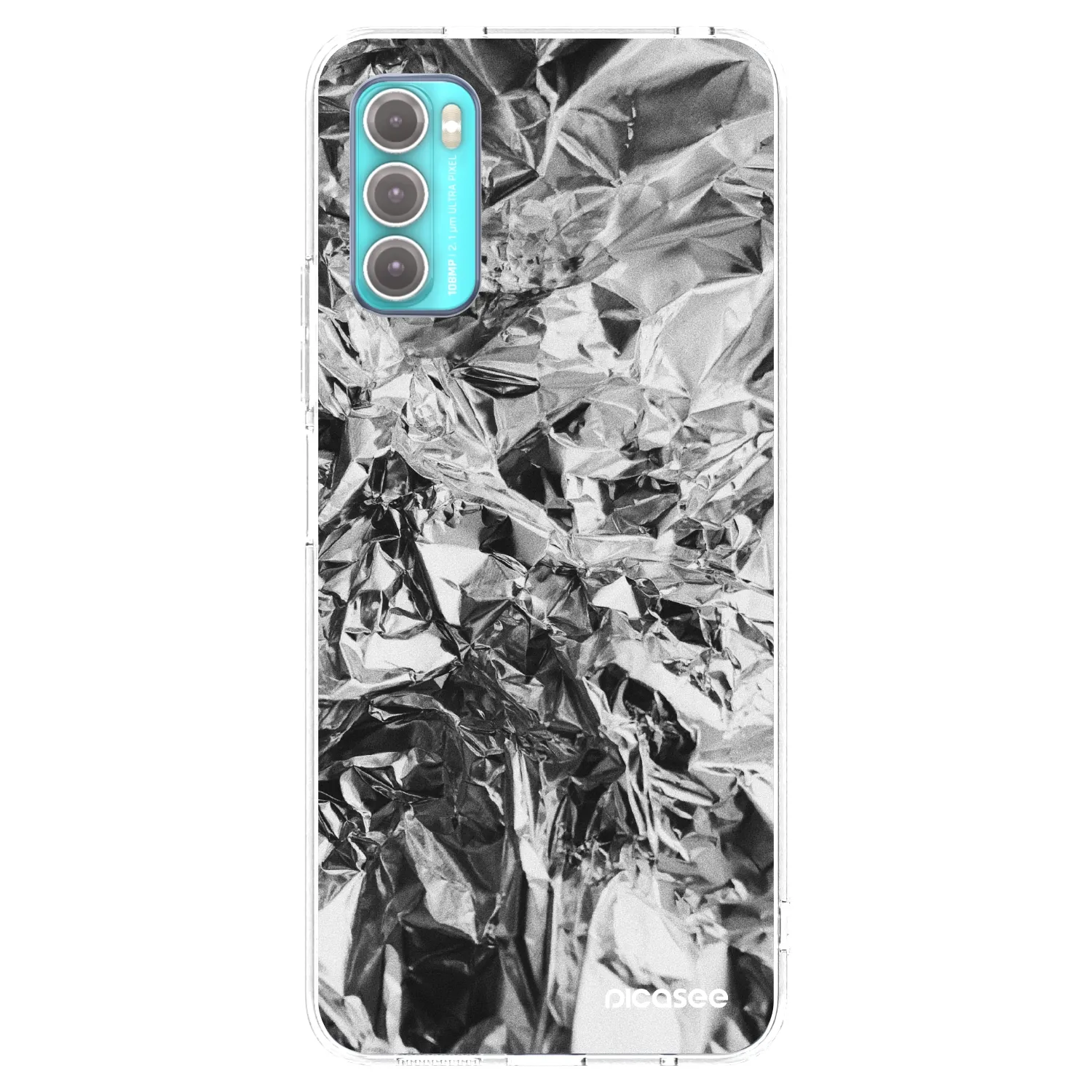 Picasee átlátszó szilikon tok az alábbi mobiltelefonokra Motorola Moto G60 - Chrome