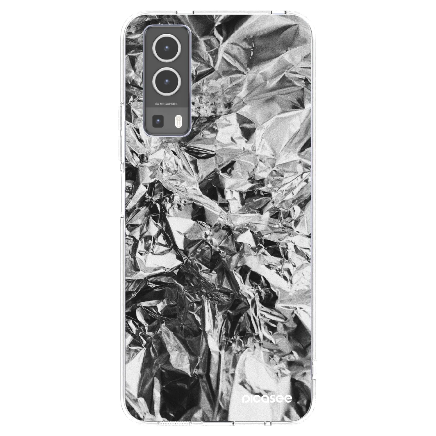 Picasee átlátszó szilikon tok az alábbi mobiltelefonokra Vivo Y72 5G - Chrome