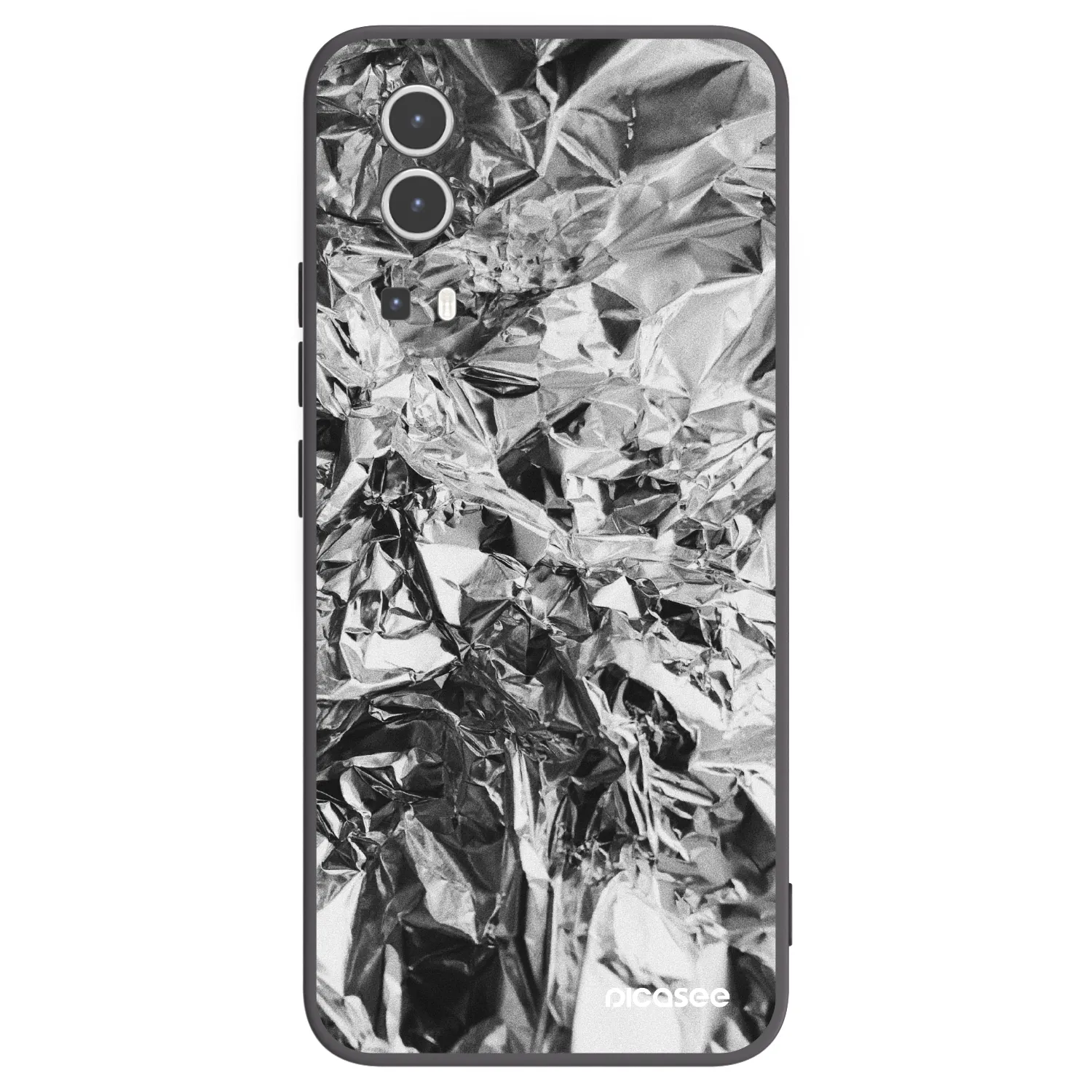 Picasee fekete szilikon tok az alábbi mobiltelefonokra Vivo Y72 5G - Chrome
