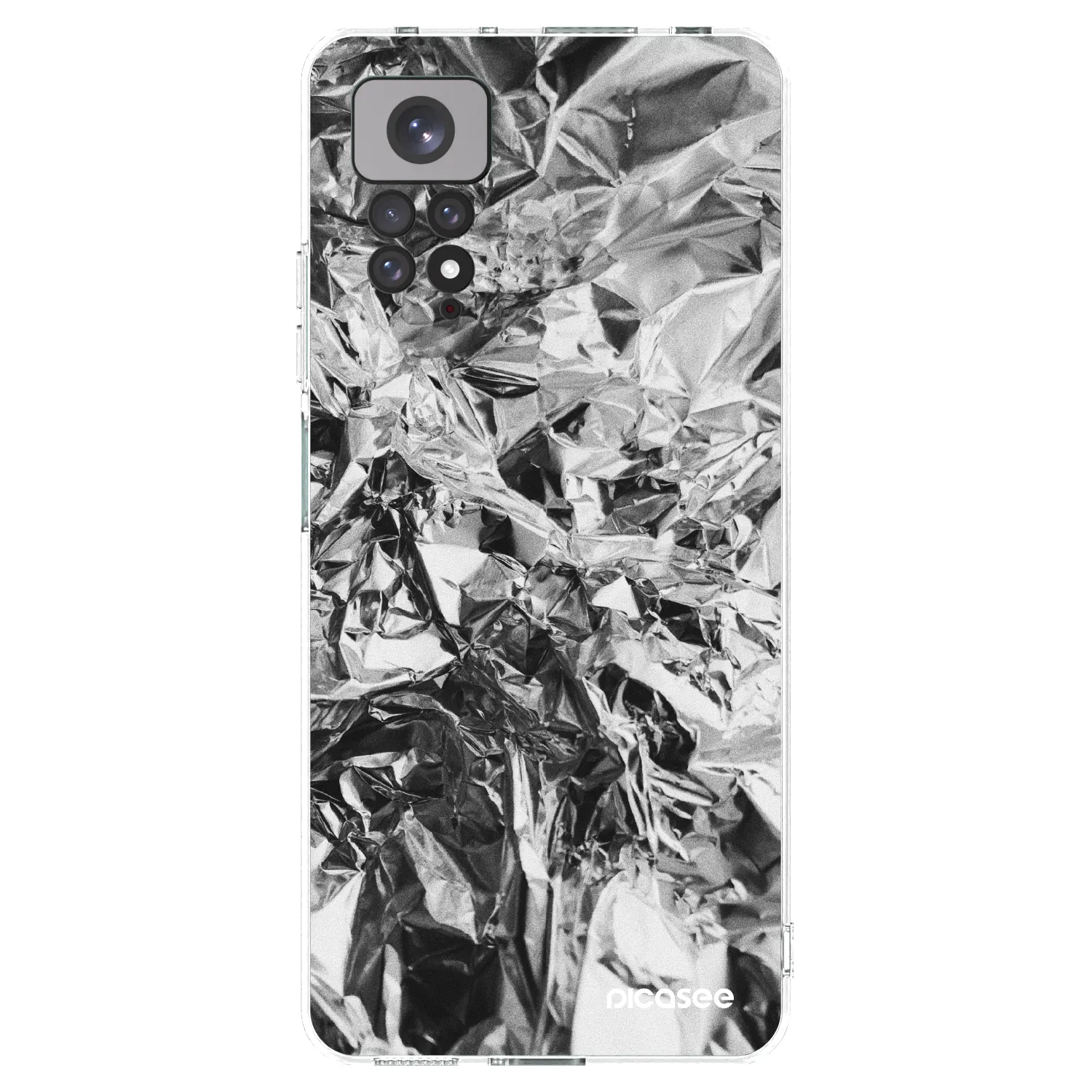 Picasee átlátszó szilikon tok az alábbi mobiltelefonokra Xiaomi Redmi Note 11S 4G - Chrome