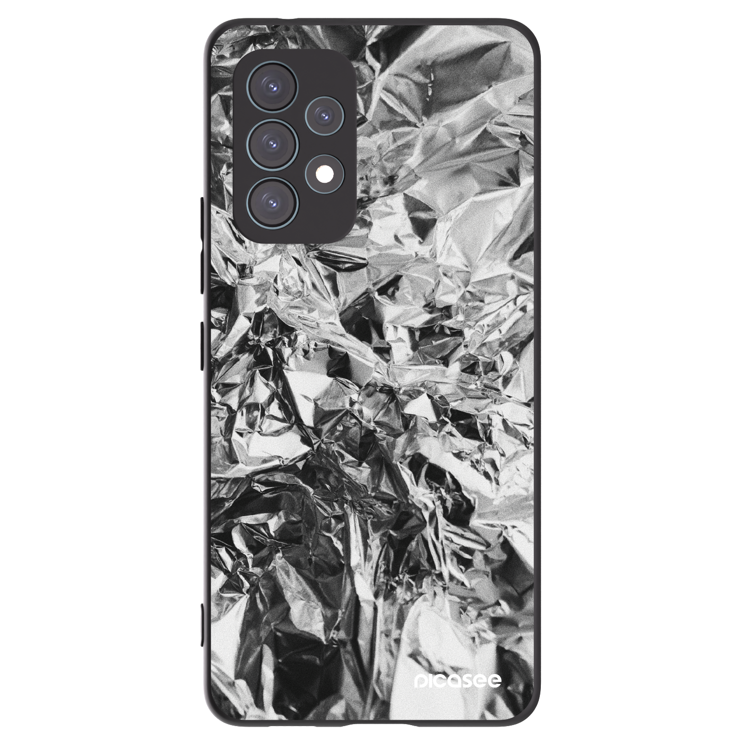 Picasee fekete szilikon tok az alábbi mobiltelefonokra Samsung Galaxy A53 5G A536 - Chrome