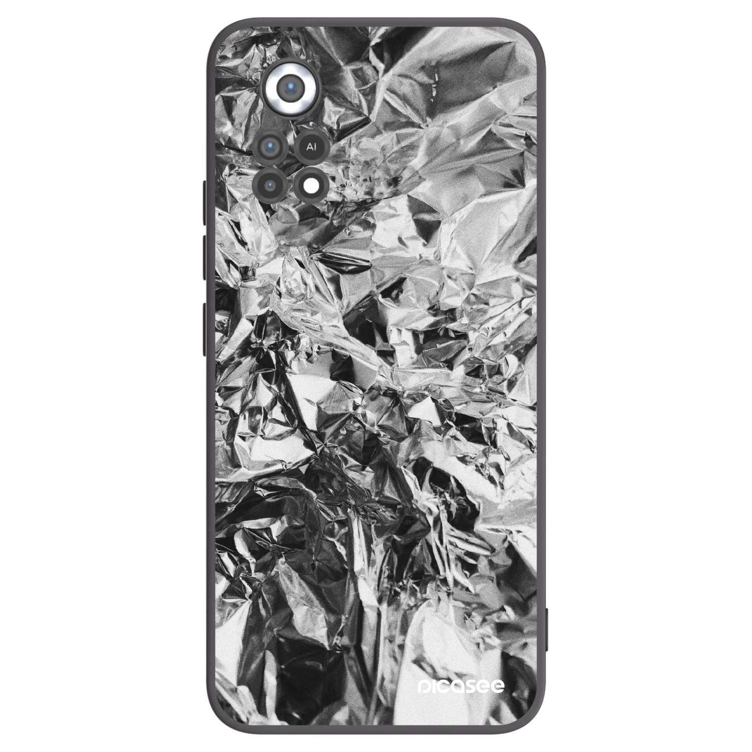 Picasee fekete szilikon tok az alábbi mobiltelefonokra Xiaomi Poco X4 Pro 5G - Chrome