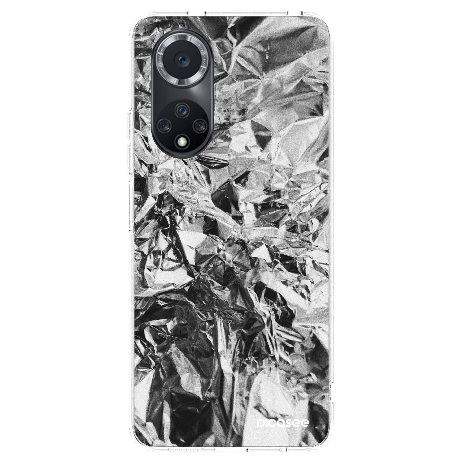 Picasee átlátszó szilikon tok az alábbi mobiltelefonokra Huawei Nova 9 SE - Chrome