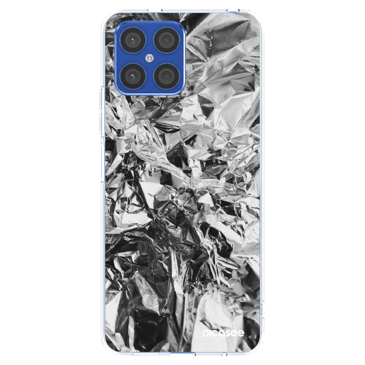 Picasee átlátszó szilikon tok az alábbi mobiltelefonokra Honor X8 4G - Chrome