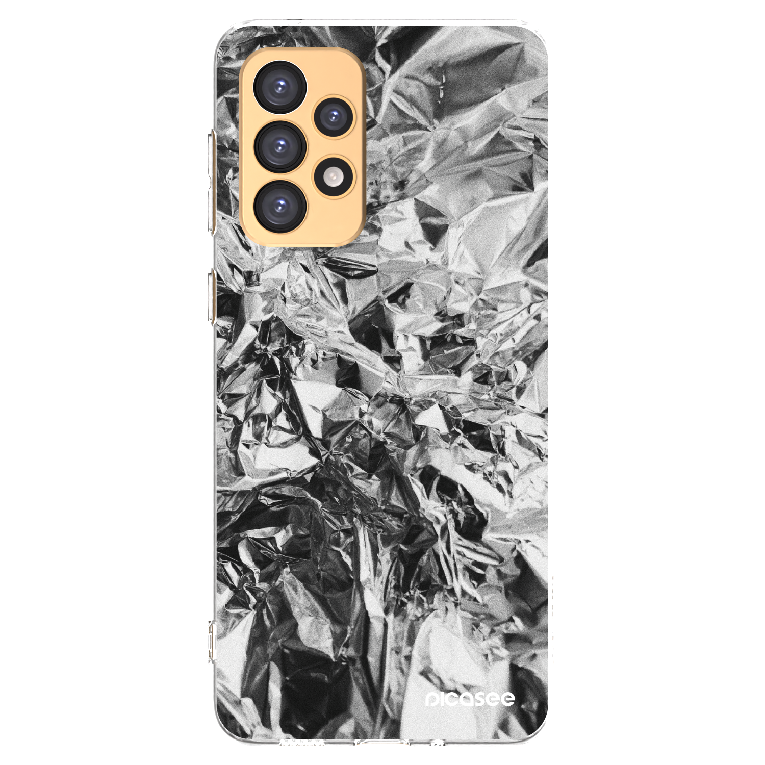 Picasee átlátszó szilikon tok az alábbi mobiltelefonokra Samsung Galaxy A33 5G A336 - Chrome