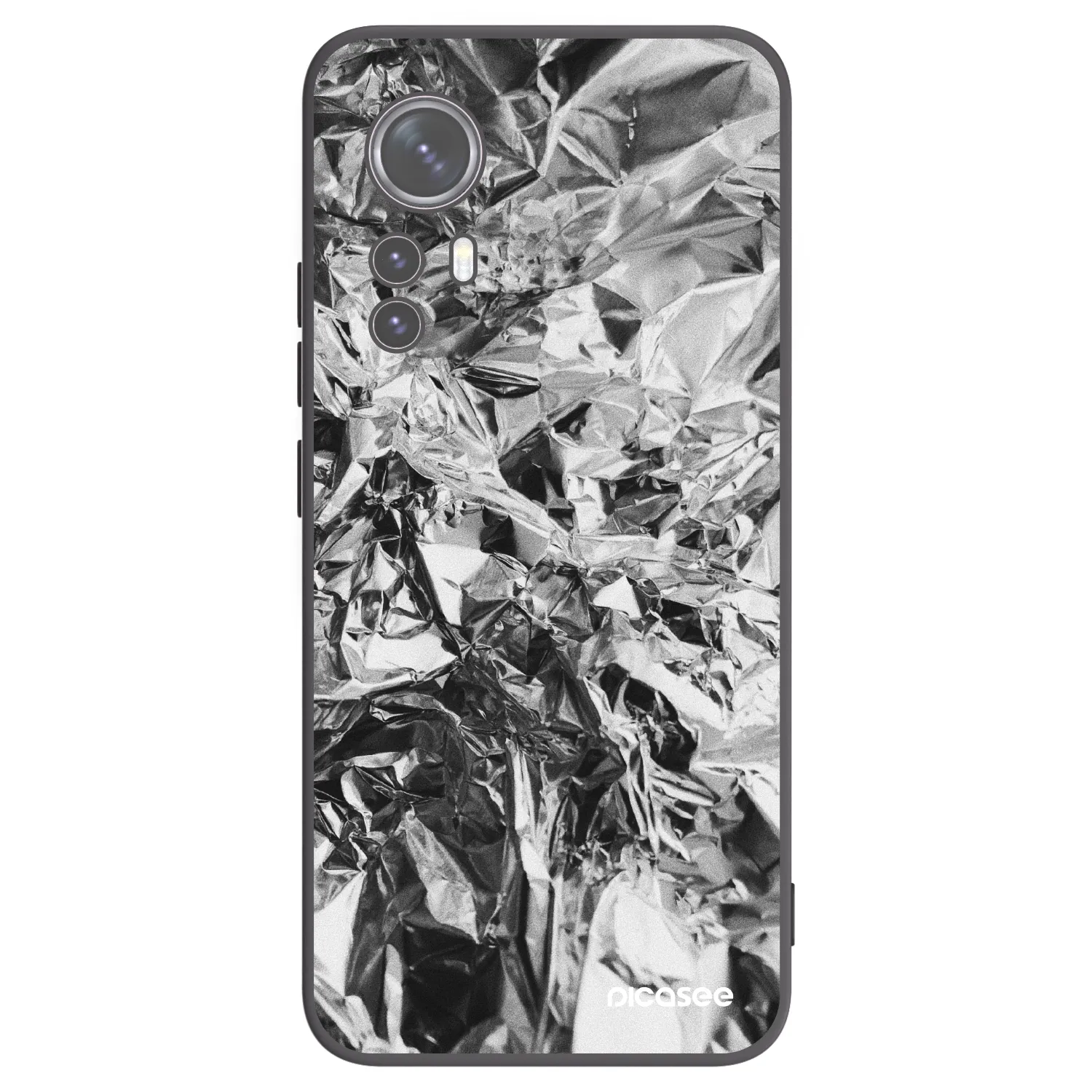 Picasee fekete szilikon tok az alábbi mobiltelefonokra Xiaomi 12X - Chrome