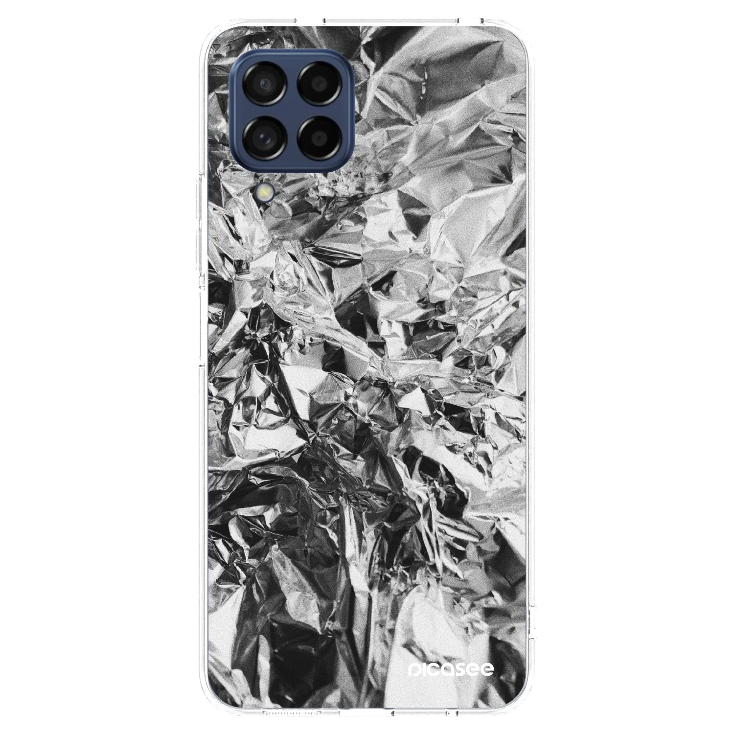 Picasee átlátszó szilikon tok az alábbi mobiltelefonokra Samsung Galaxy M53 5G - Chrome
