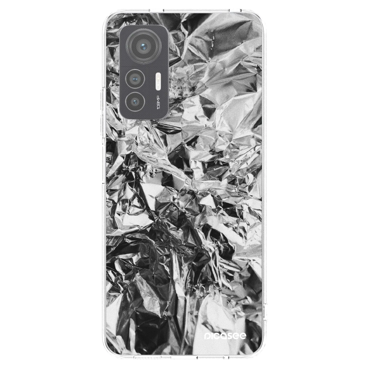 Picasee átlátszó szilikon tok az alábbi mobiltelefonokra Xiaomi 12 Lite - Chrome