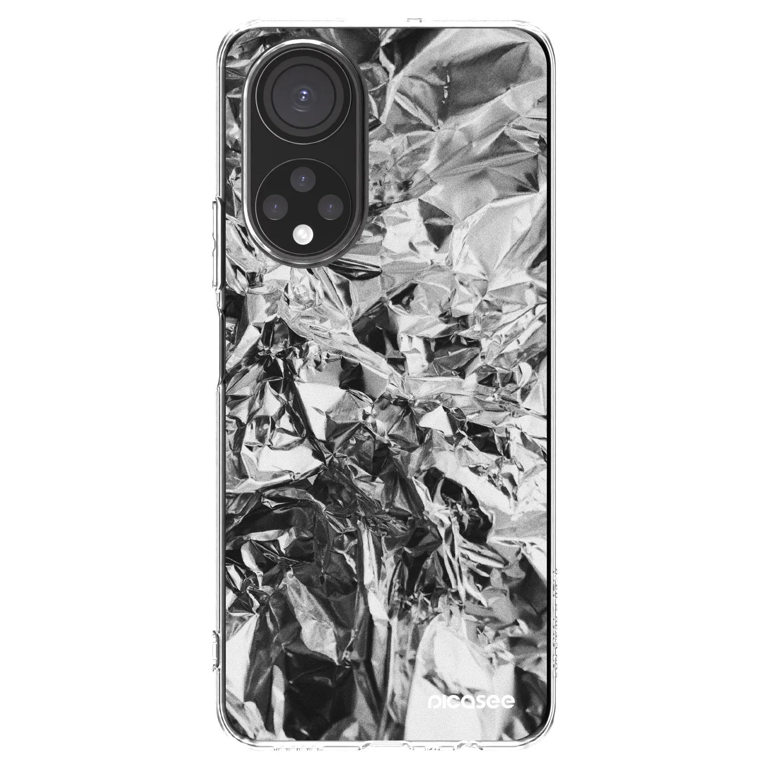 Picasee átlátszó szilikon tok az alábbi mobiltelefonokra Honor X7 - Chrome