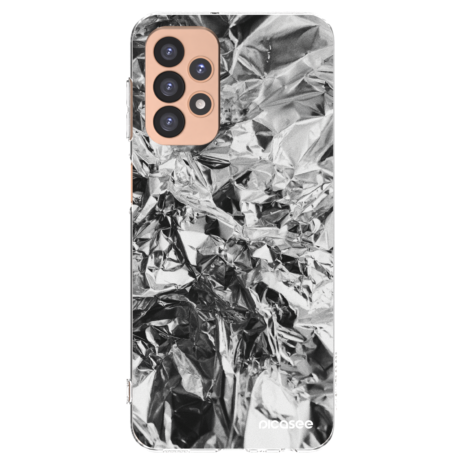 Picasee átlátszó szilikon tok az alábbi mobiltelefonokra Samsung Galaxy A23 A236B 5G - Chrome