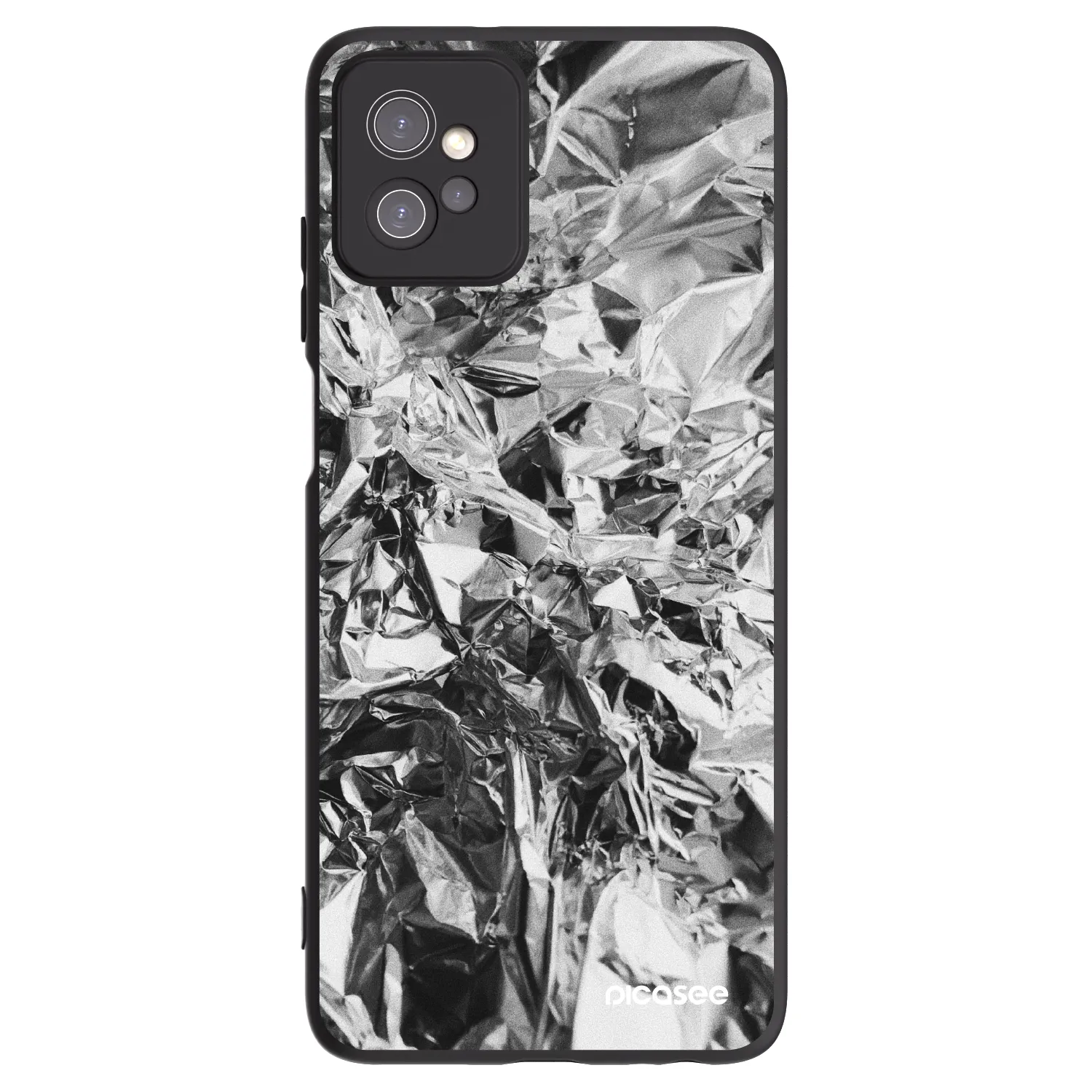 Picasee fekete szilikon tok az alábbi mobiltelefonokra Motorola Moto G32 - Chrome