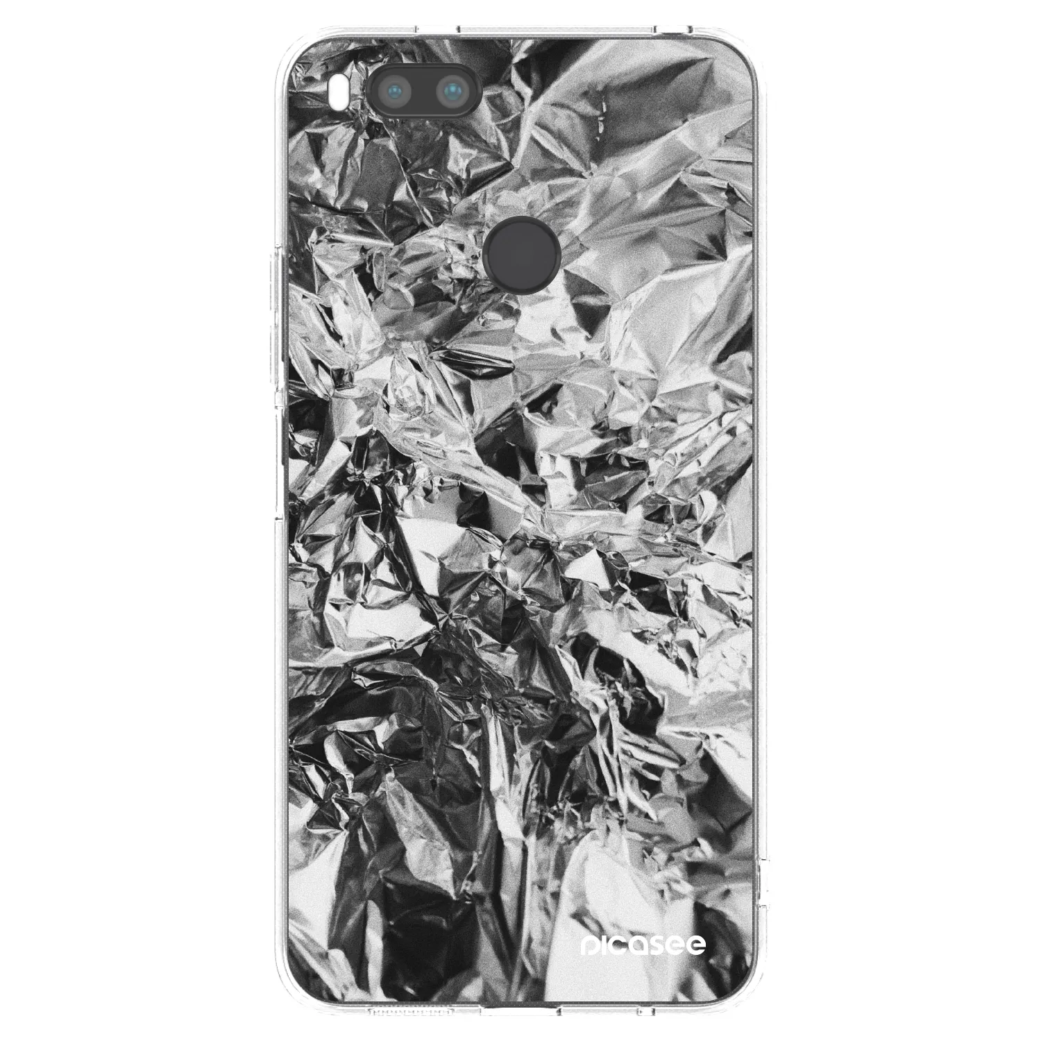 Picasee átlátszó szilikon tok az alábbi mobiltelefonokra Xiaomi Redmi A1 - Chrome