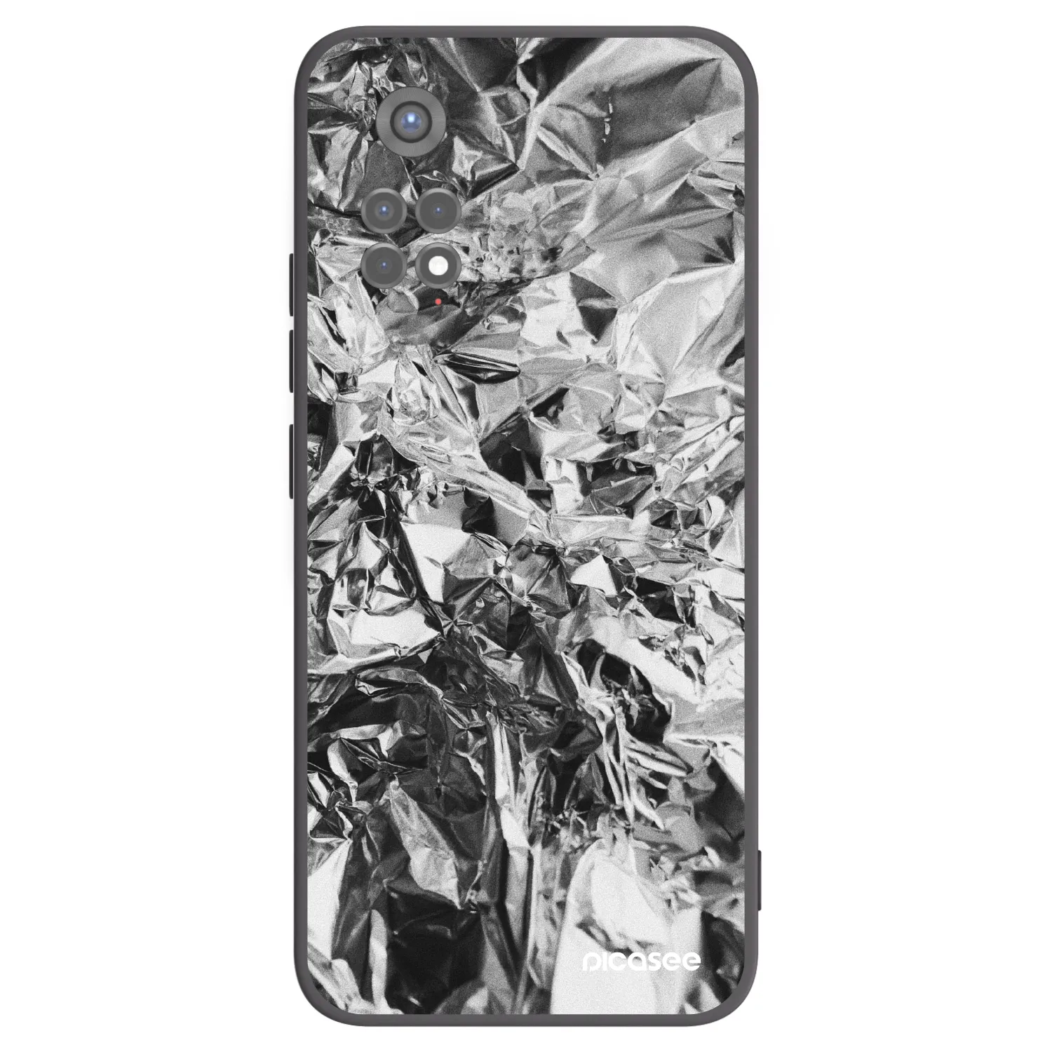 Picasee fekete szilikon tok az alábbi mobiltelefonokra Xiaomi Redmi Note 11S 5G - Chrome