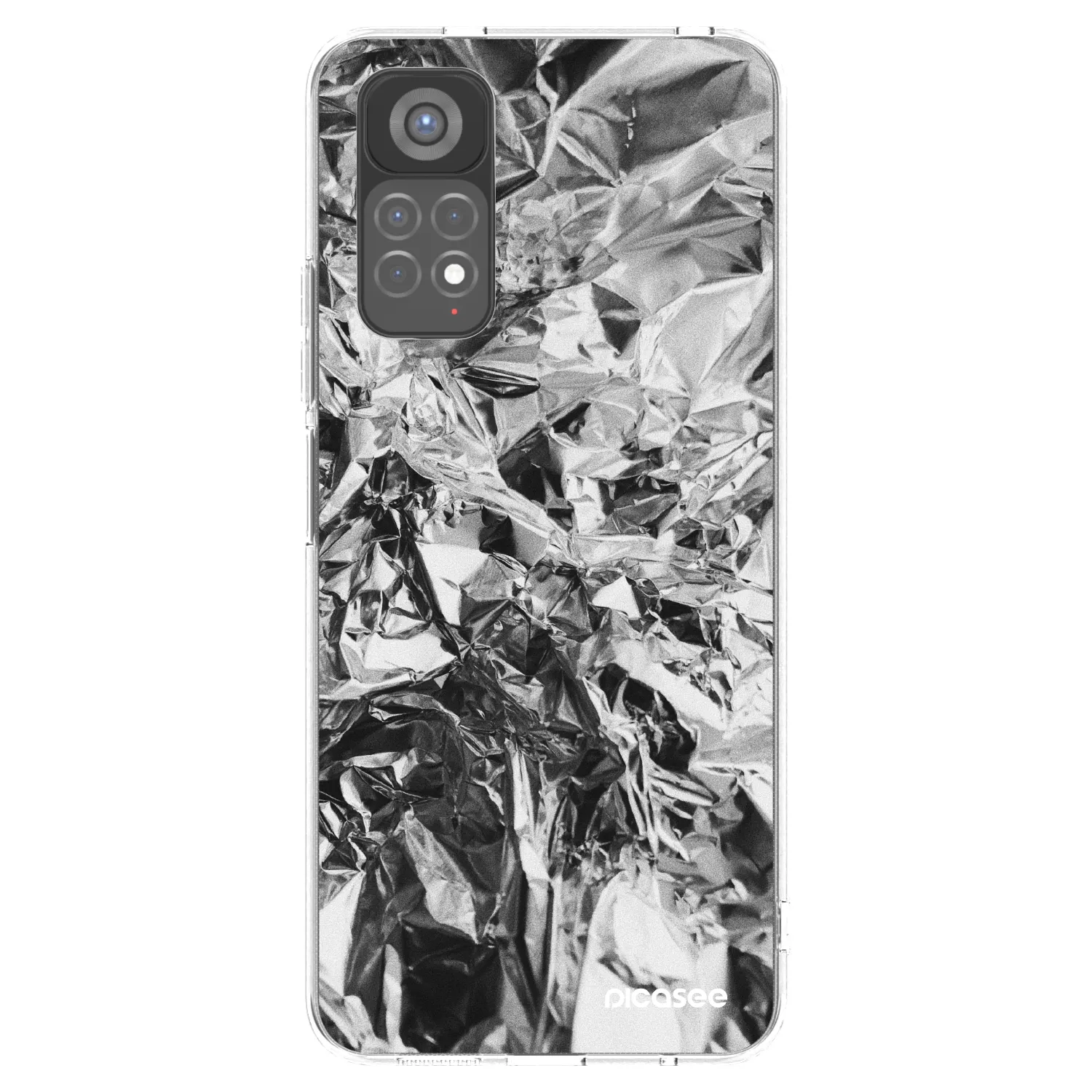 Picasee átlátszó szilikon tok az alábbi mobiltelefonokra Xiaomi Redmi Note 11S 5G - Chrome