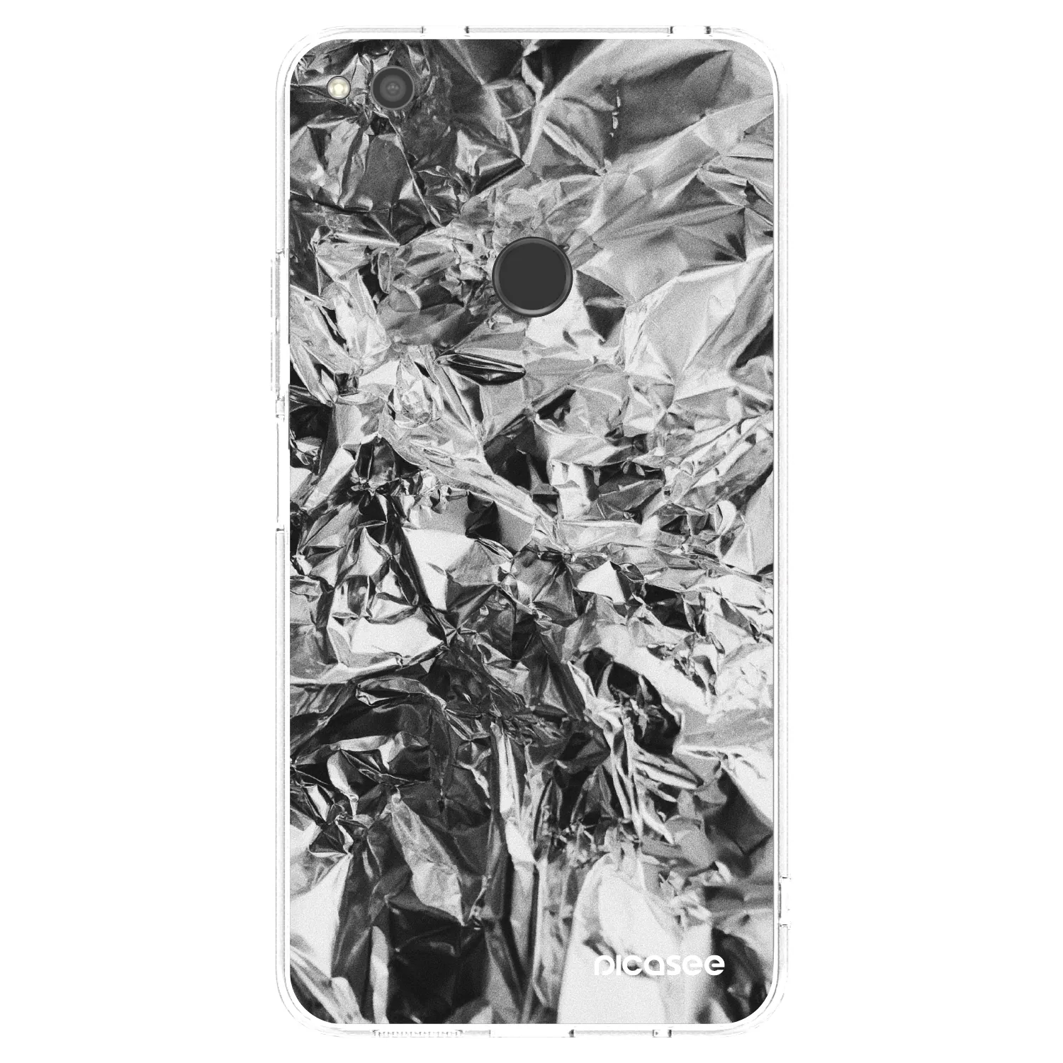 Picasee átlátszó szilikon tok az alábbi mobiltelefonokra Huawei P9 Lite 2017 - Chrome