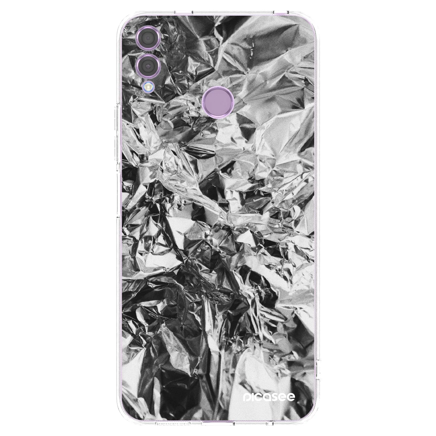 Picasee átlátszó szilikon tok az alábbi mobiltelefonokra Honor 8X - Chrome