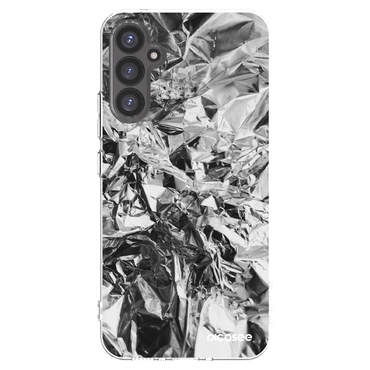 Picasee átlátszó szilikon tok az alábbi mobiltelefonokra Samsung Galaxy A34 5G A346B - Chrome