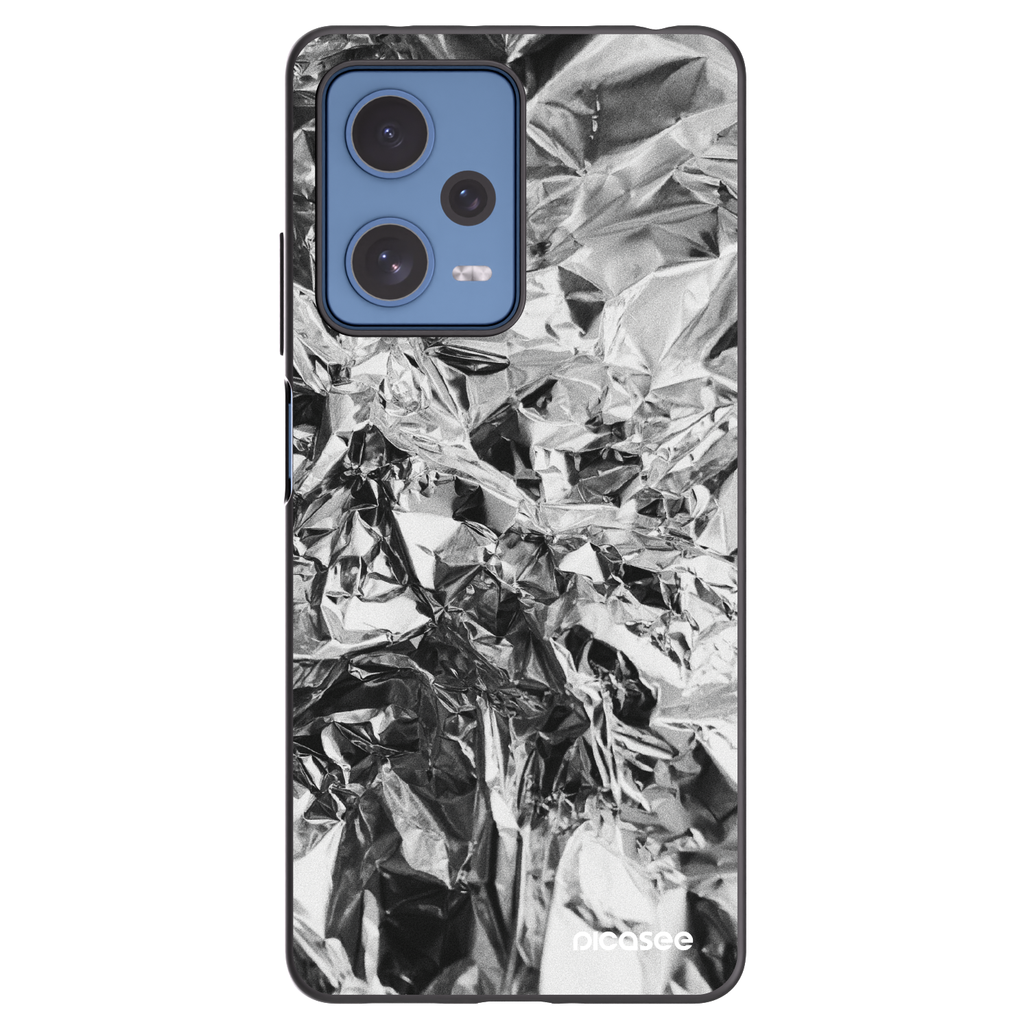 Picasee fekete szilikon tok az alábbi mobiltelefonokra Xiaomi Redmi Note 12 Pro 5G - Chrome