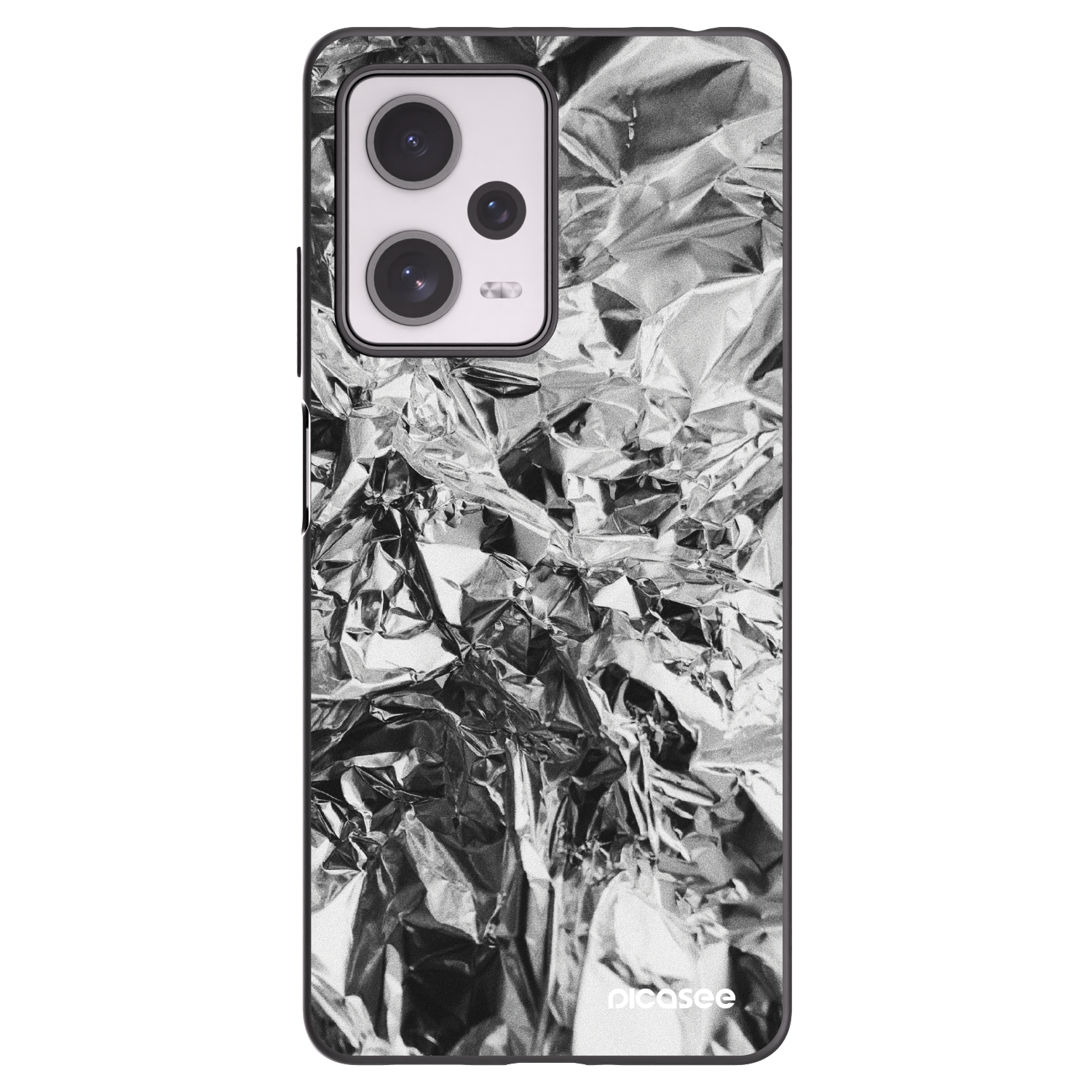 Picasee fekete szilikon tok az alábbi mobiltelefonokra Xiaomi Redmi Note 12 Pro+ 5G - Chrome