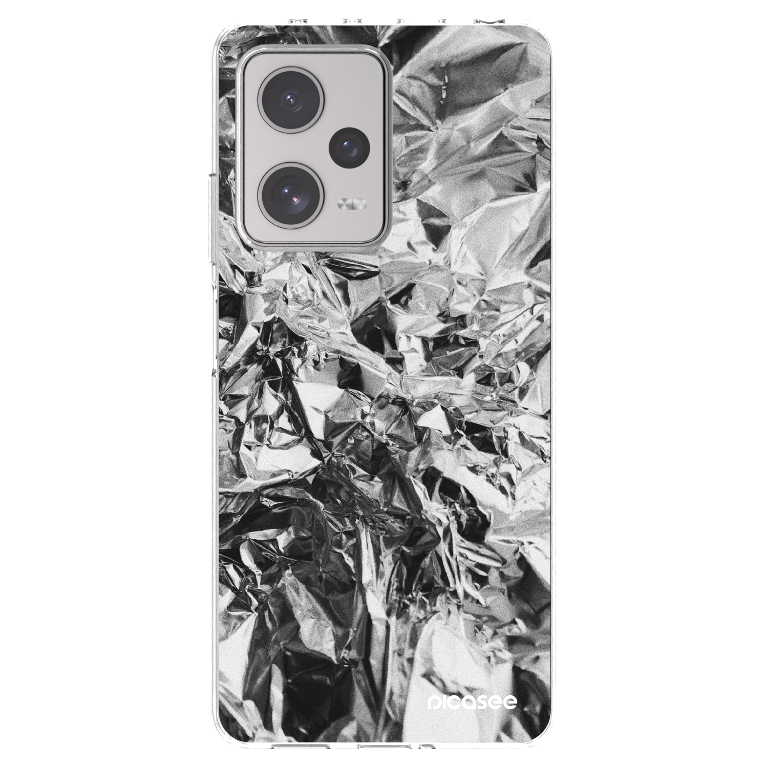 Picasee átlátszó szilikon tok az alábbi mobiltelefonokra Xiaomi Redmi Note 12 Pro+ 5G - Chrome