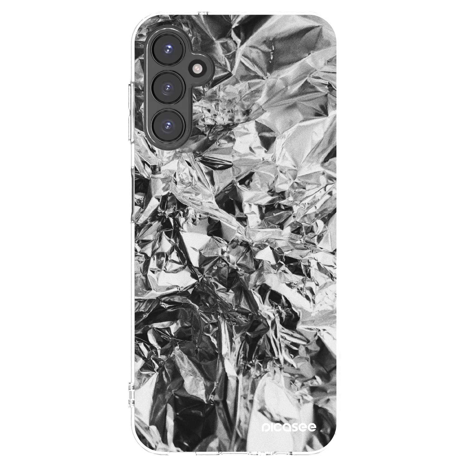 Picasee átlátszó szilikon tok az alábbi mobiltelefonokra Samsung Galaxy A14 4G A145R - Chrome