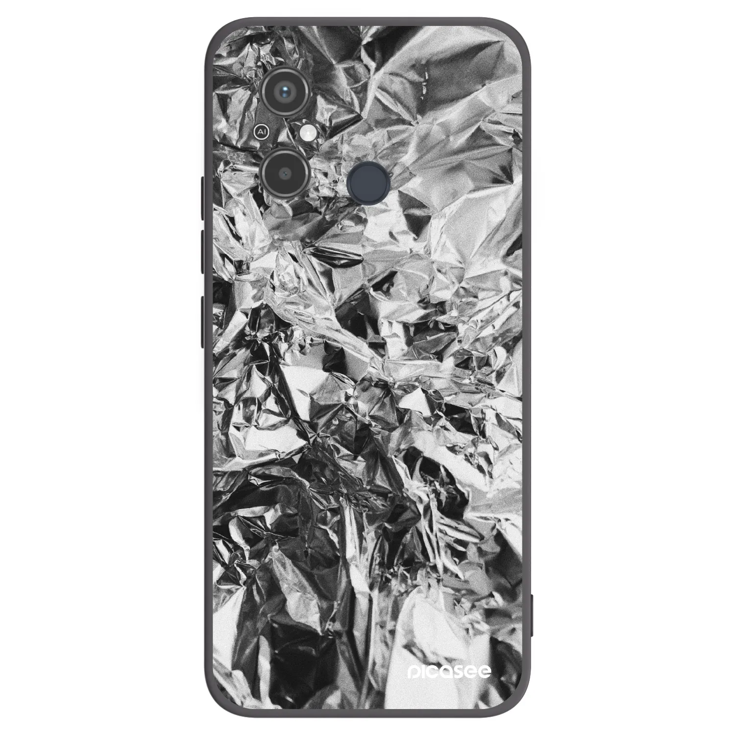 Picasee fekete szilikon tok az alábbi mobiltelefonokra Xiaomi Redmi 12C - Chrome