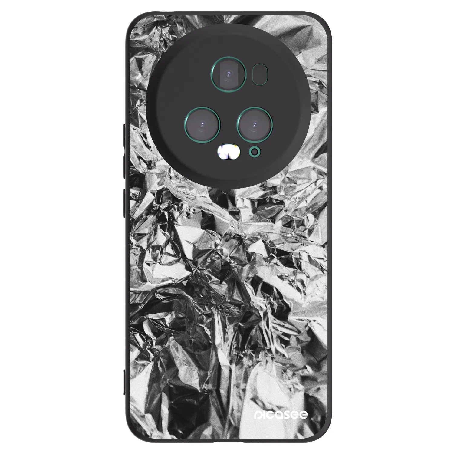 Picasee fekete szilikon tok az alábbi mobiltelefonokra Honor Magic5 Pro - Chrome