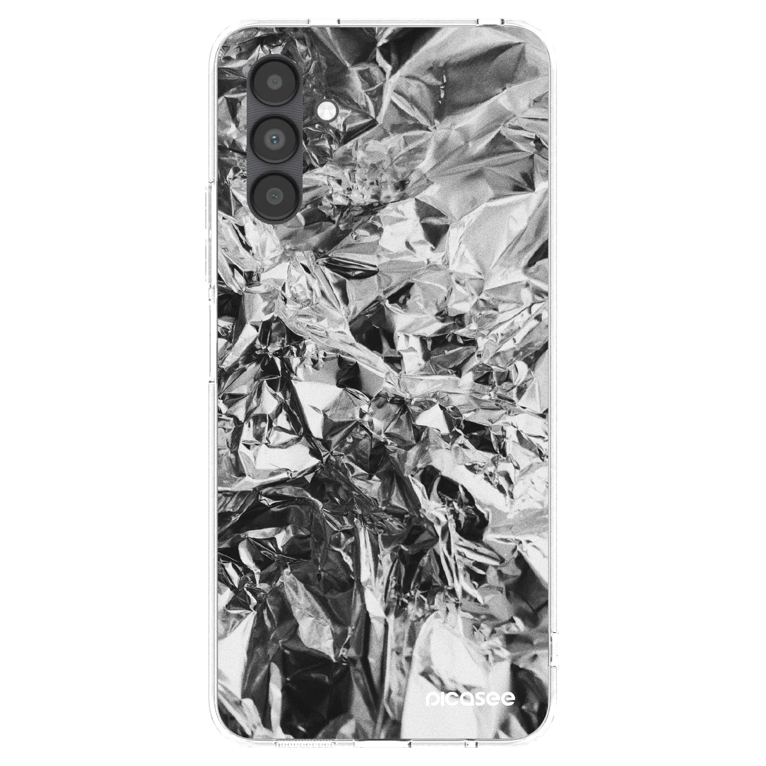 Picasee átlátszó szilikon tok az alábbi mobiltelefonokra Samsung Galaxy A04s A047F - Chrome