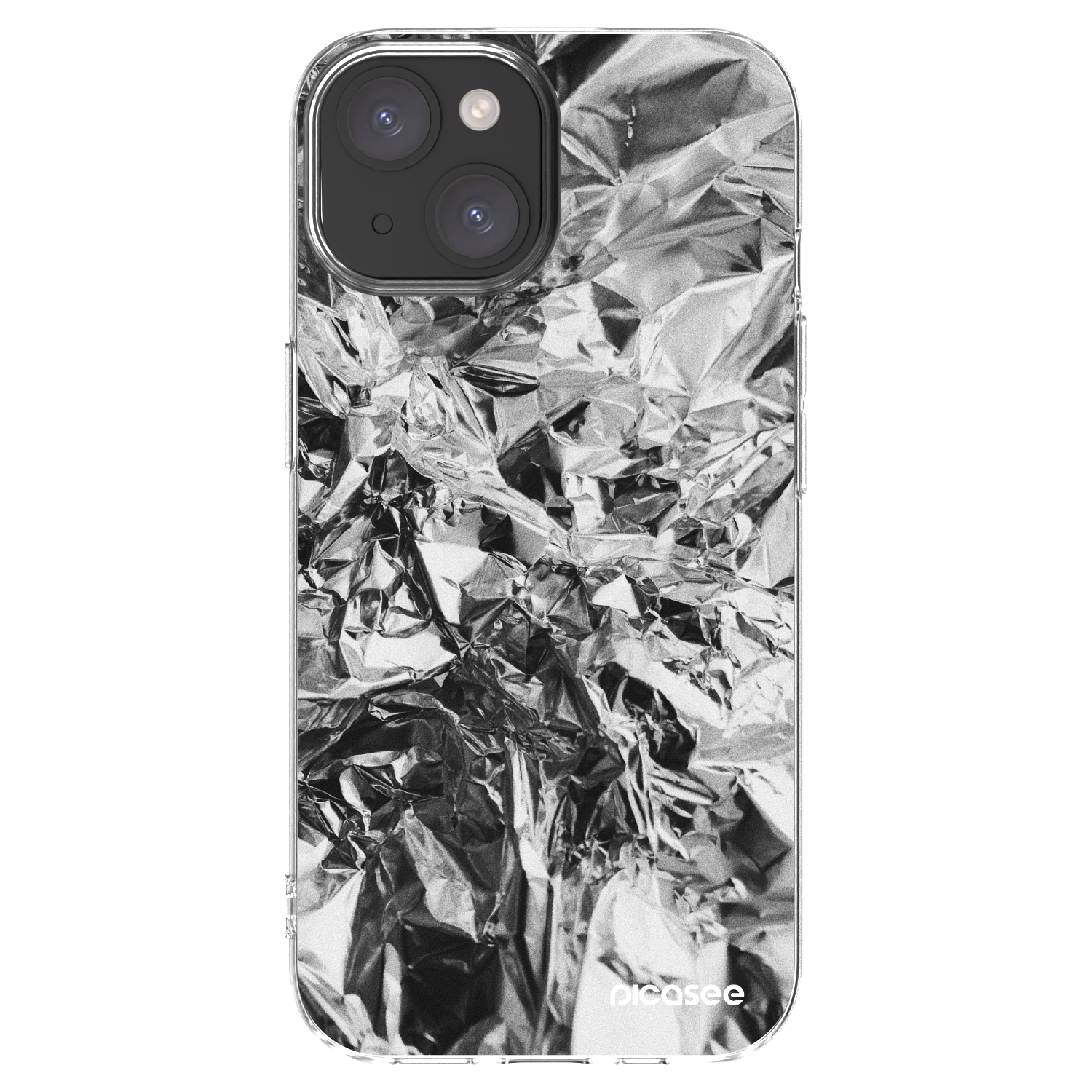 Picasee átlátszó szilikon tok az alábbi mobiltelefonokra Apple iPhone 15 - Chrome