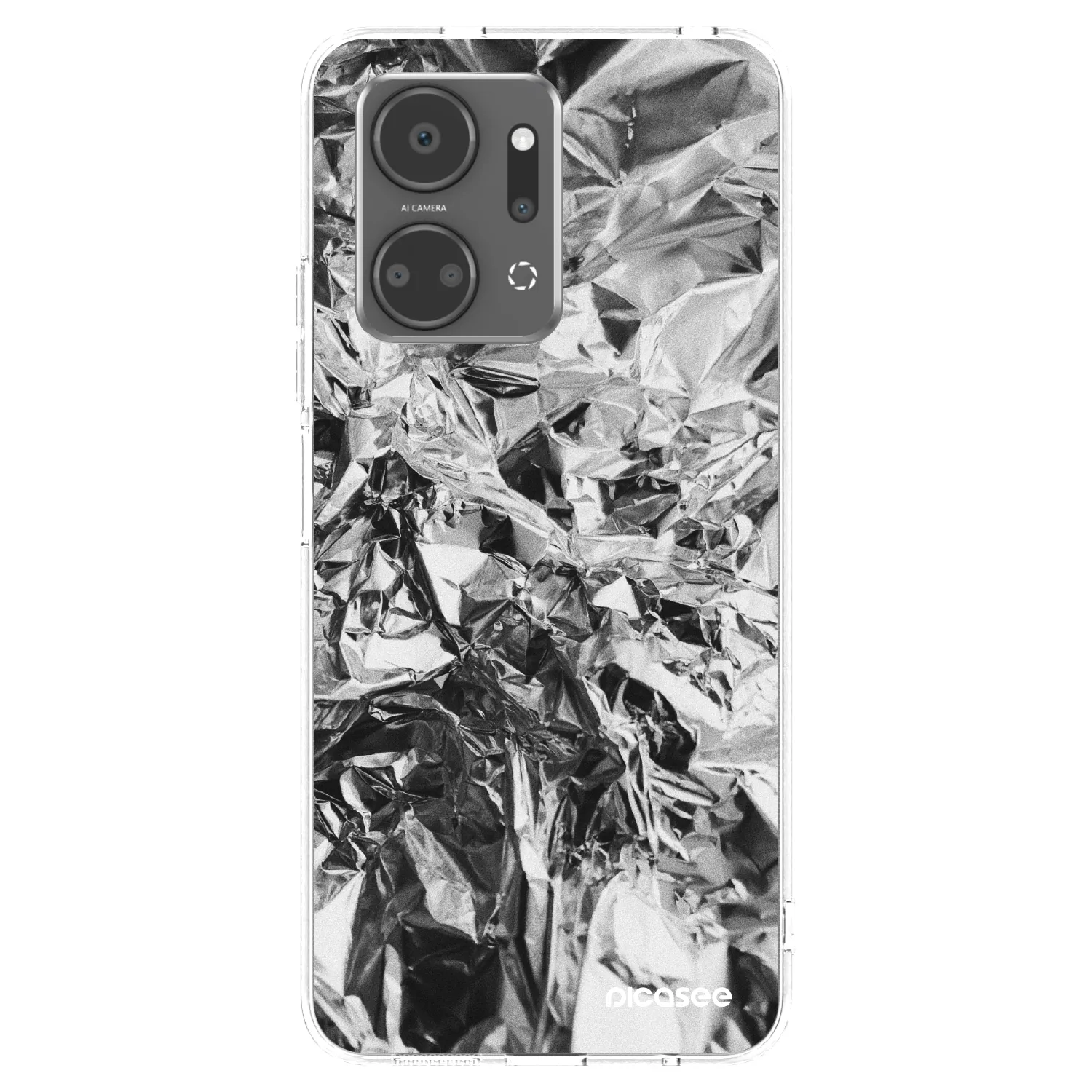 Picasee átlátszó szilikon tok az alábbi mobiltelefonokra Honor X7a - Chrome