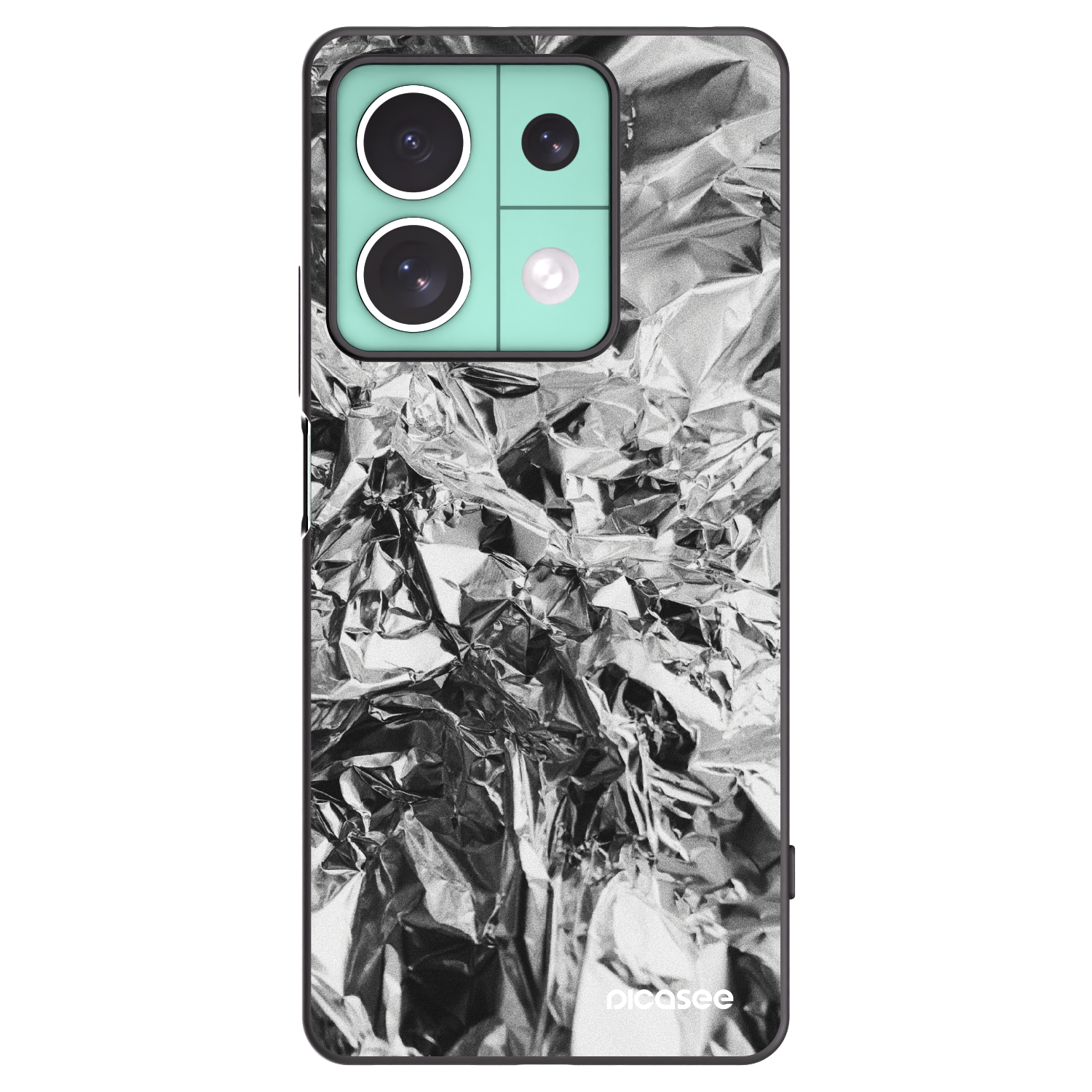 Picasee fekete szilikon tok az alábbi mobiltelefonokra Xiaomi Redmi Note 13 5G - Chrome