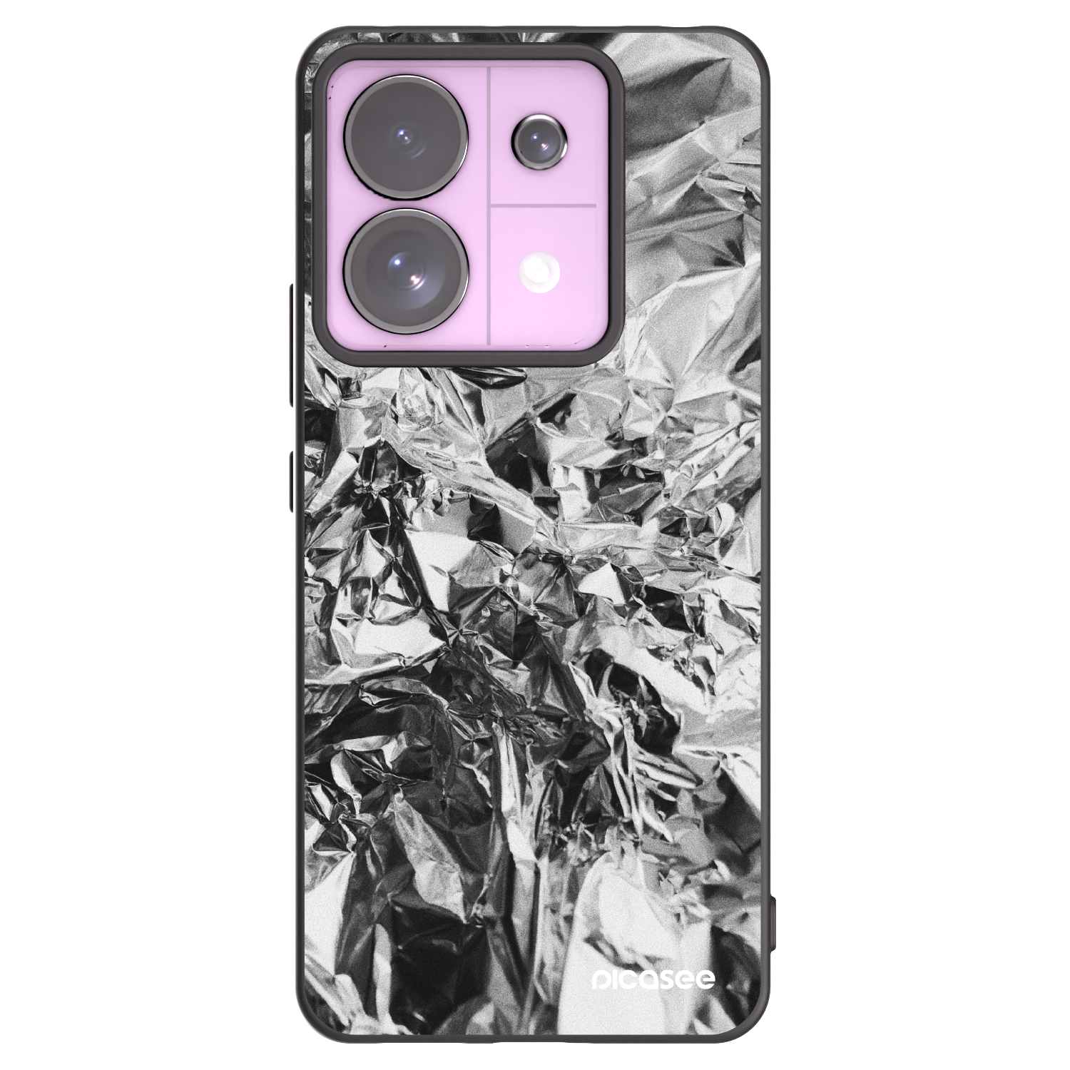 Picasee fekete szilikon tok az alábbi mobiltelefonokra Xiaomi Redmi Note 13 Pro 5G - Chrome