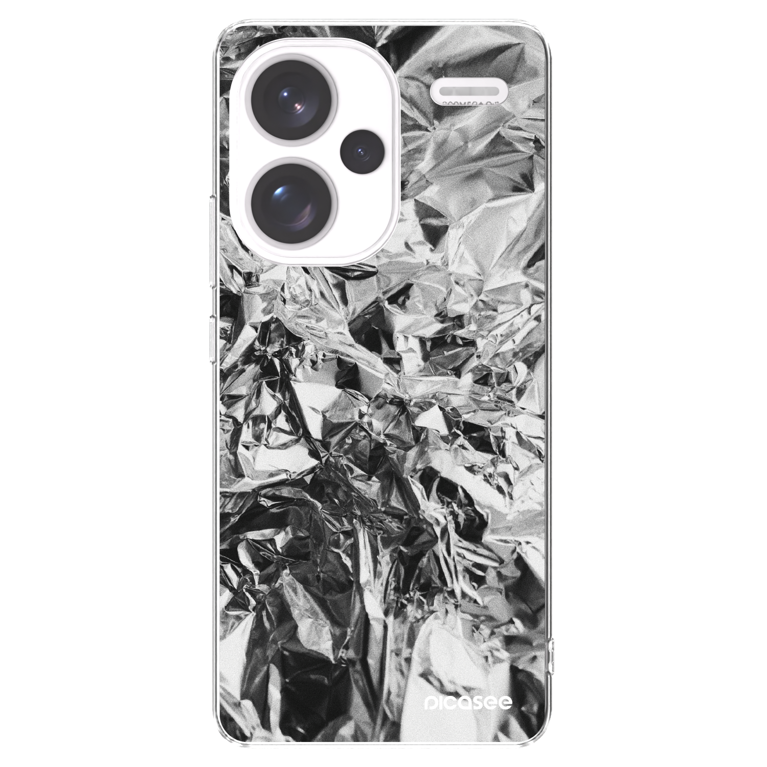 Picasee átlátszó szilikon tok az alábbi mobiltelefonokra Xiaomi Redmi Note 13 Pro+ 5G - Chrome