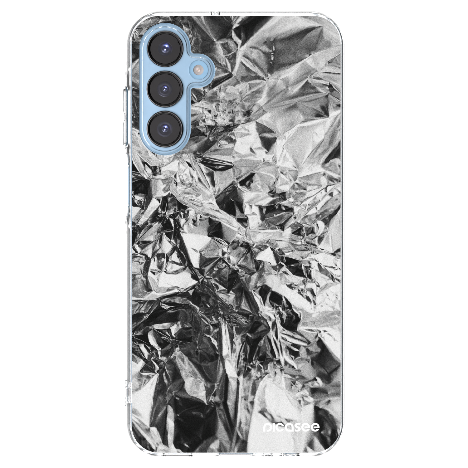 Picasee átlátszó szilikon tok az alábbi mobiltelefonokra Samsung Galaxy A15 A156B 5G - Chrome
