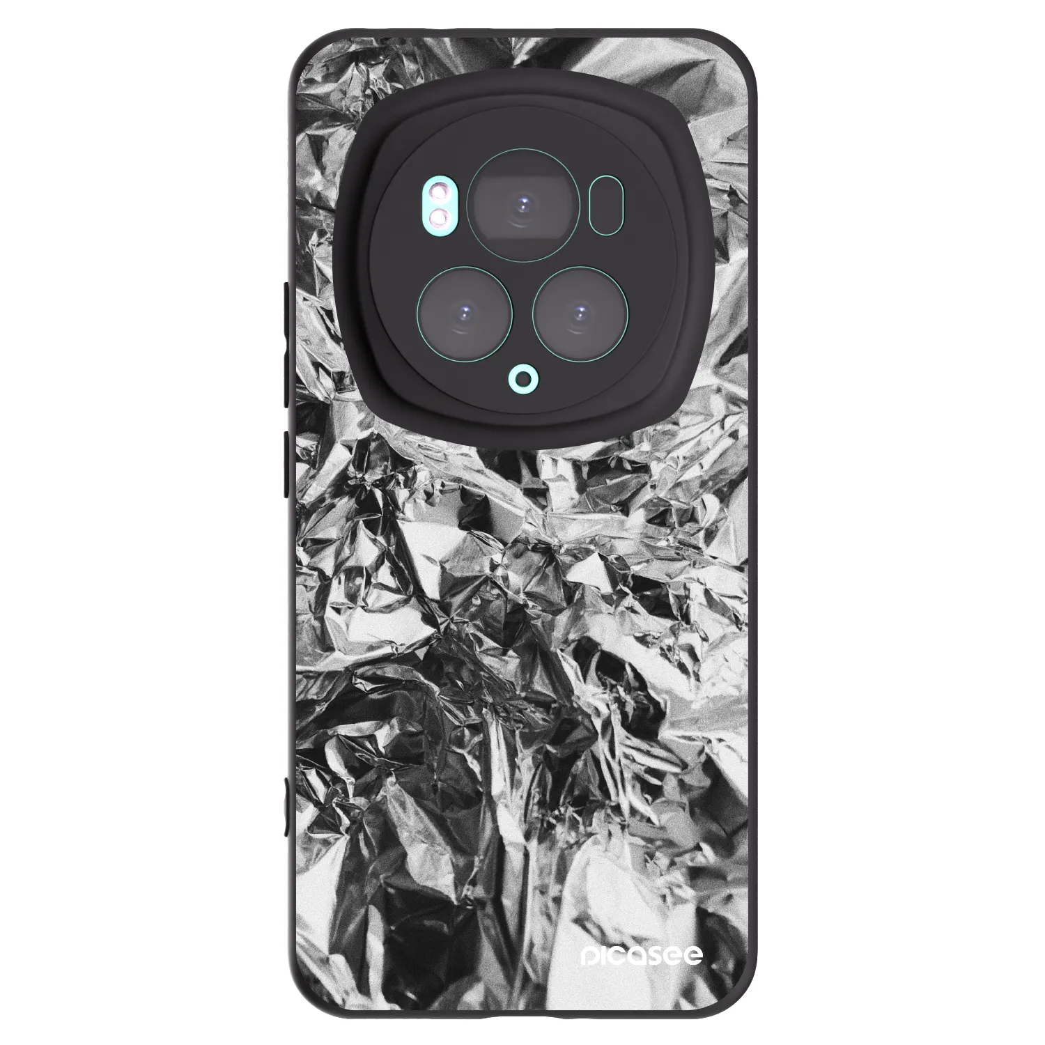 Picasee fekete szilikon tok az alábbi mobiltelefonokra Honor Magic6 Pro - Chrome