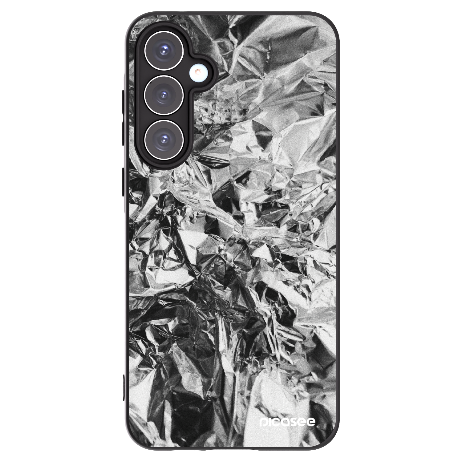 Picasee fekete szilikon tok az alábbi mobiltelefonokra Samsung Galaxy A55 5G A556B - Chrome