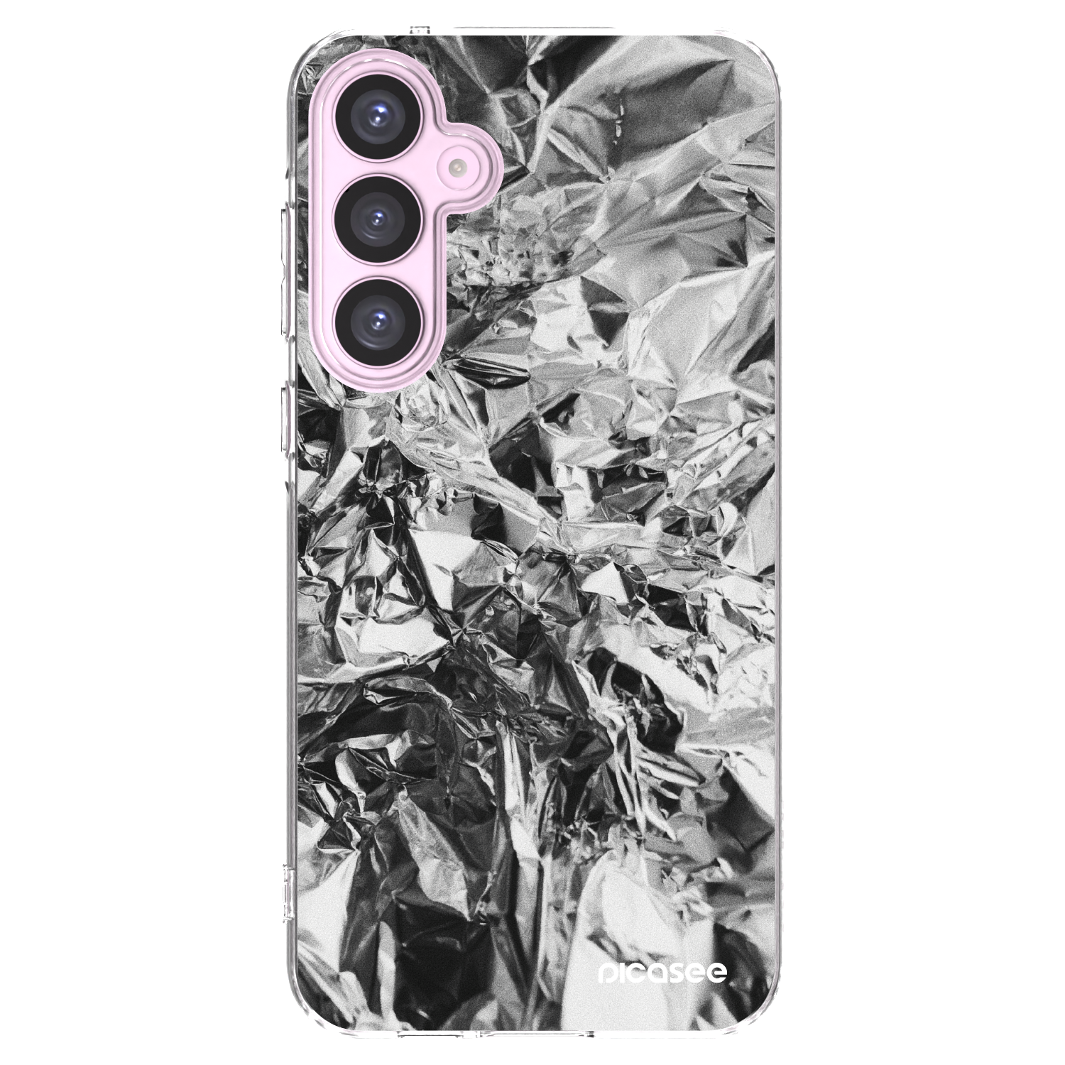 Picasee átlátszó szilikon tok az alábbi mobiltelefonokra Samsung Galaxy A55 5G A556B - Chrome