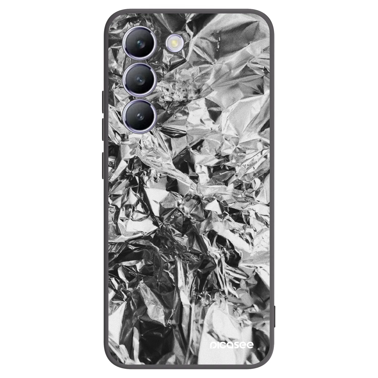 Picasee fekete szilikon tok az alábbi mobiltelefonokra Vivo V40 SE 5G - Chrome