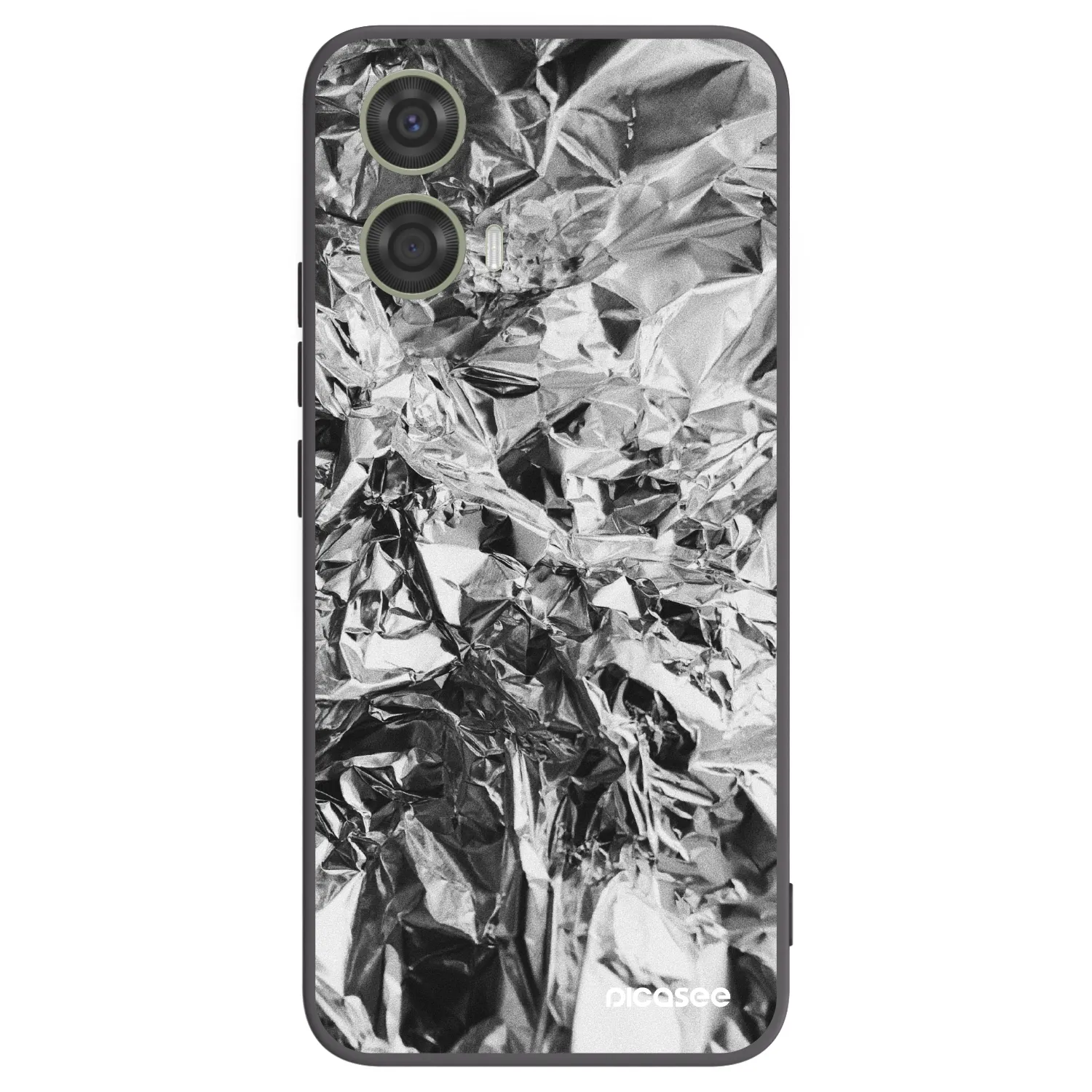 Picasee fekete szilikon tok az alábbi mobiltelefonokra Motorola Moto G24 - Chrome