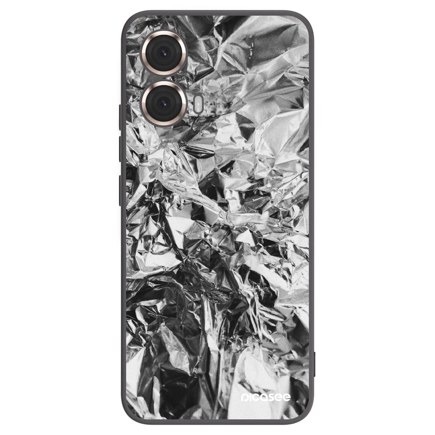 Picasee fekete szilikon tok az alábbi mobiltelefonokra Motorola Moto G85 - Chrome